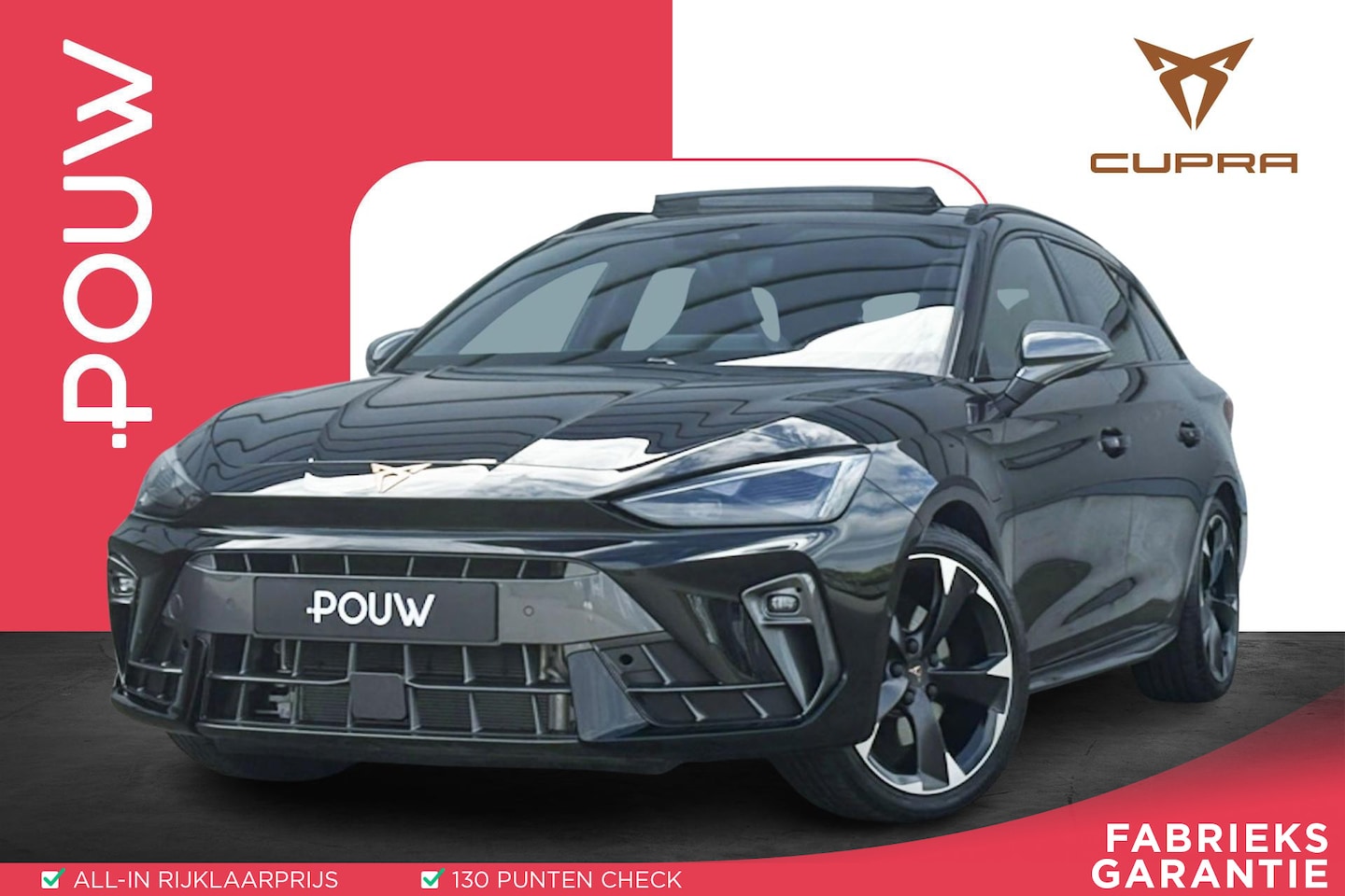 CUPRA Leon Sportstourer - 1.5 TSI 204pk e-Hybrid Business | SoH 100% | Sennheiser | Panoramadak | Navigatie - AutoWereld.nl