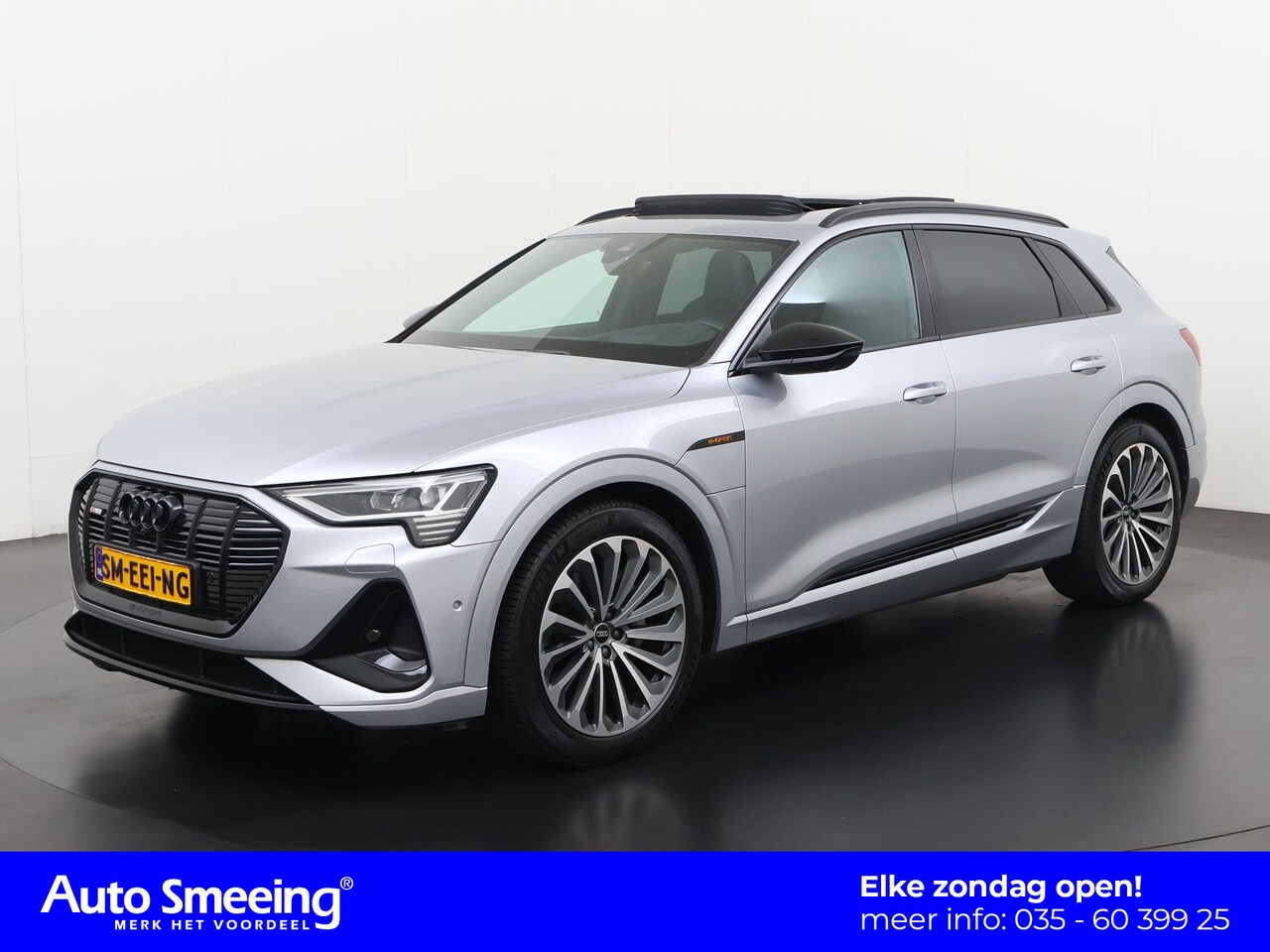Audi e-tron - 55 quattro S edition S-Line 95 kWh | Panoramadak | Trekhaak | Zondag Open! - AutoWereld.nl