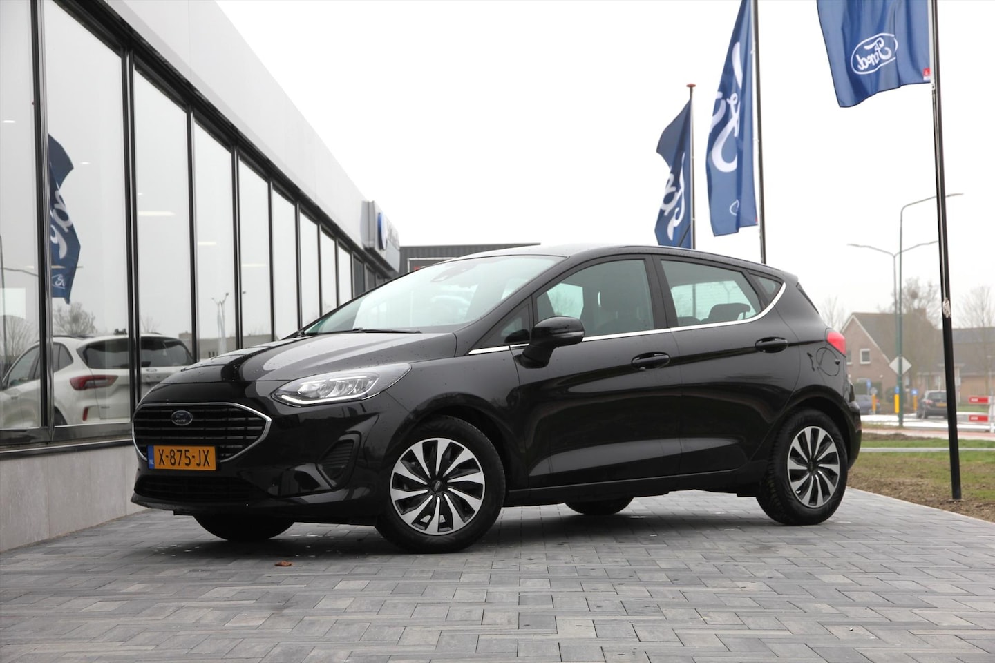 Ford Fiesta - 1.0 EcoBoost Hybrid 125pk Titanium 'Agate Black Metallic' - AutoWereld.nl