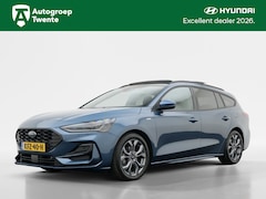 Ford Focus Wagon - 1.0 EcoBoost Hybrid ST Line X | Navi | Trekhaak | Panodak | All