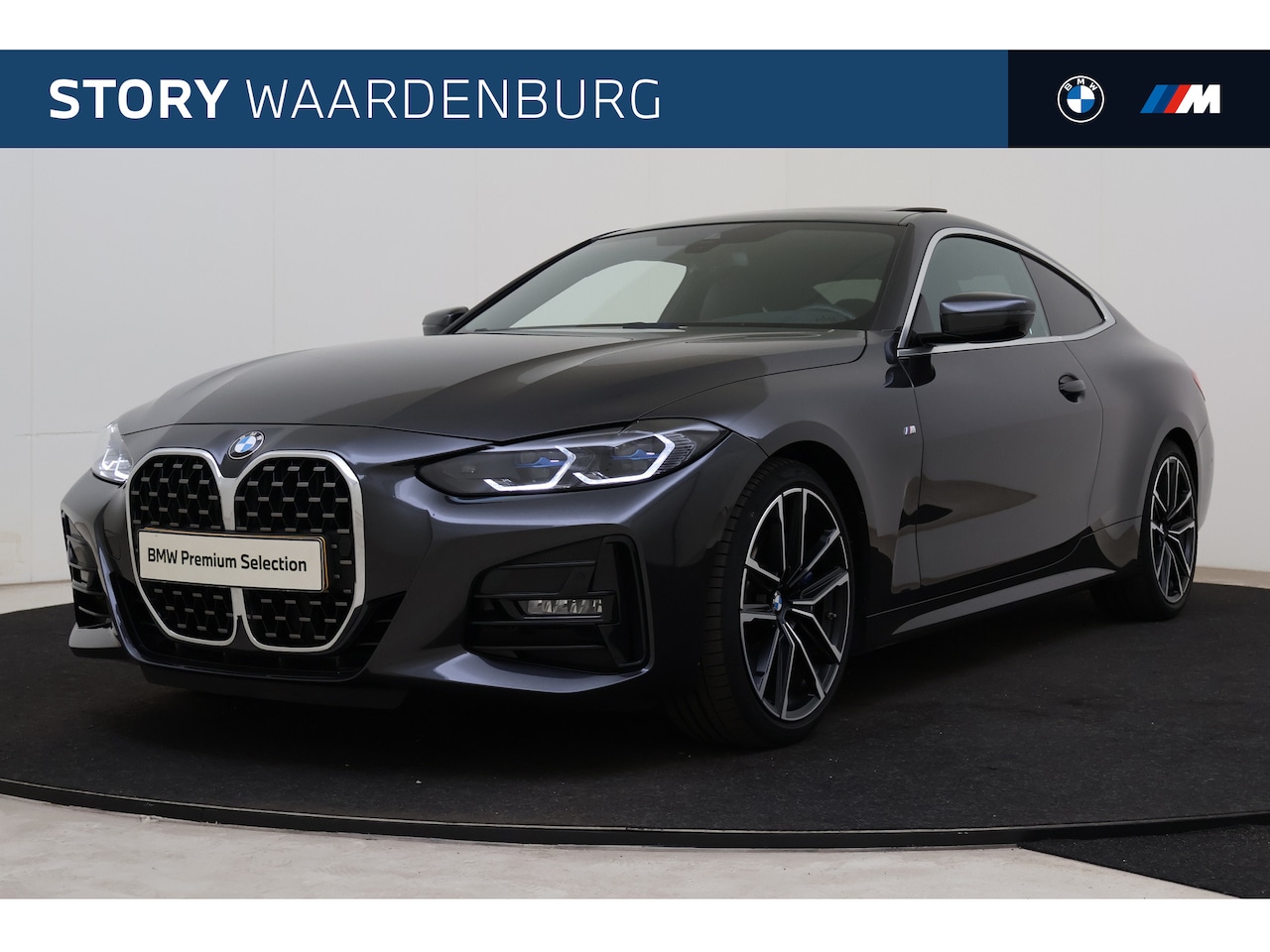 BMW 4-serie Coupé - 430i High Executive M Sport Automaat / Schuif-kanteldak / M Adaptief onderstel / Achteruit - AutoWereld.nl