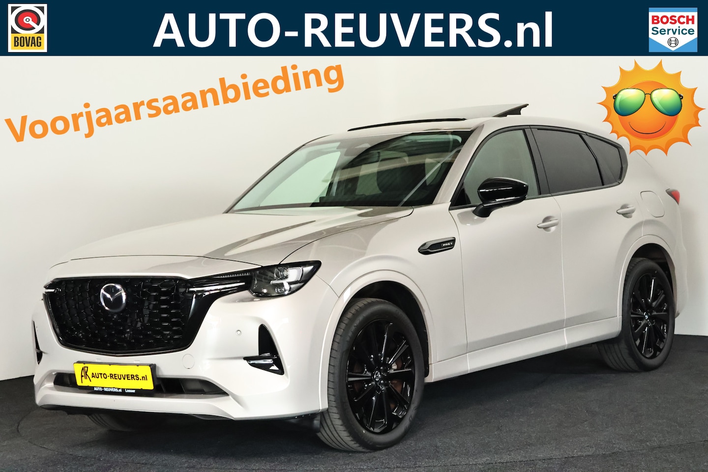 Mazda CX-60 - 2.5 e-SkyActiv PHEV Homura / Opendak / Leder / BOSE / ACC / CarPlay - AutoWereld.nl