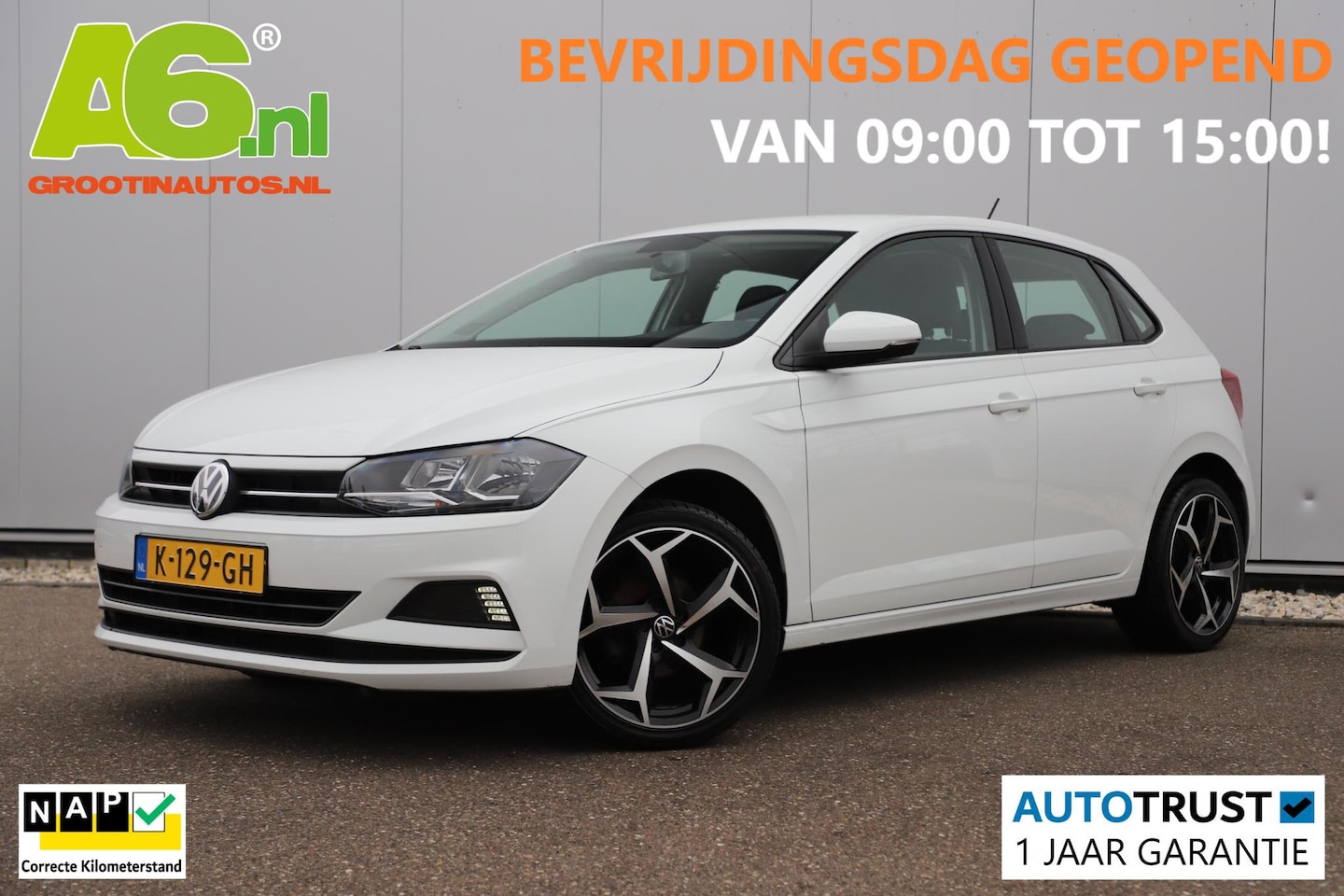 Volkswagen Polo - 1.0 TSI Highline 95PK Navigatie Carplay Android 17 inch R-Line Look Velgen Airco Adaptive - AutoWereld.nl