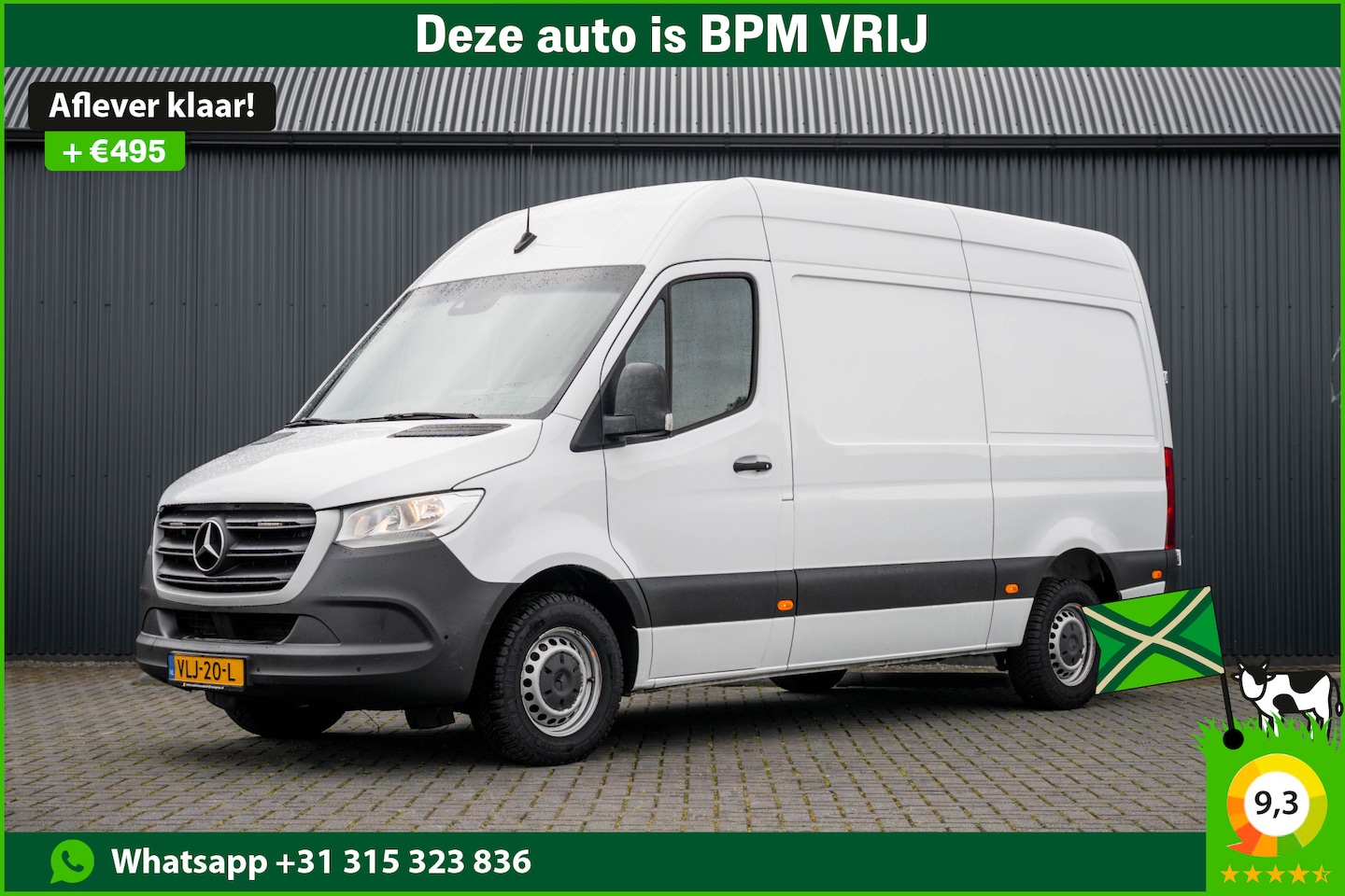 Mercedes-Benz Sprinter - 315 CDI L2H2 | Automaat | Mbux | Camera | 1ste Eigenaar | Cruise | PDC | Climatronic - AutoWereld.nl