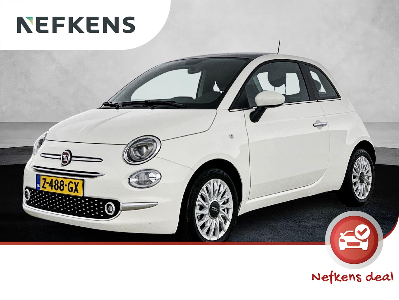 Fiat 500 - 1.0 Hybrid Dolcevita Finale 70pk | LAGE KM | Glazendak | Apple Carplay/Android Auto | Airc - AutoWereld.nl