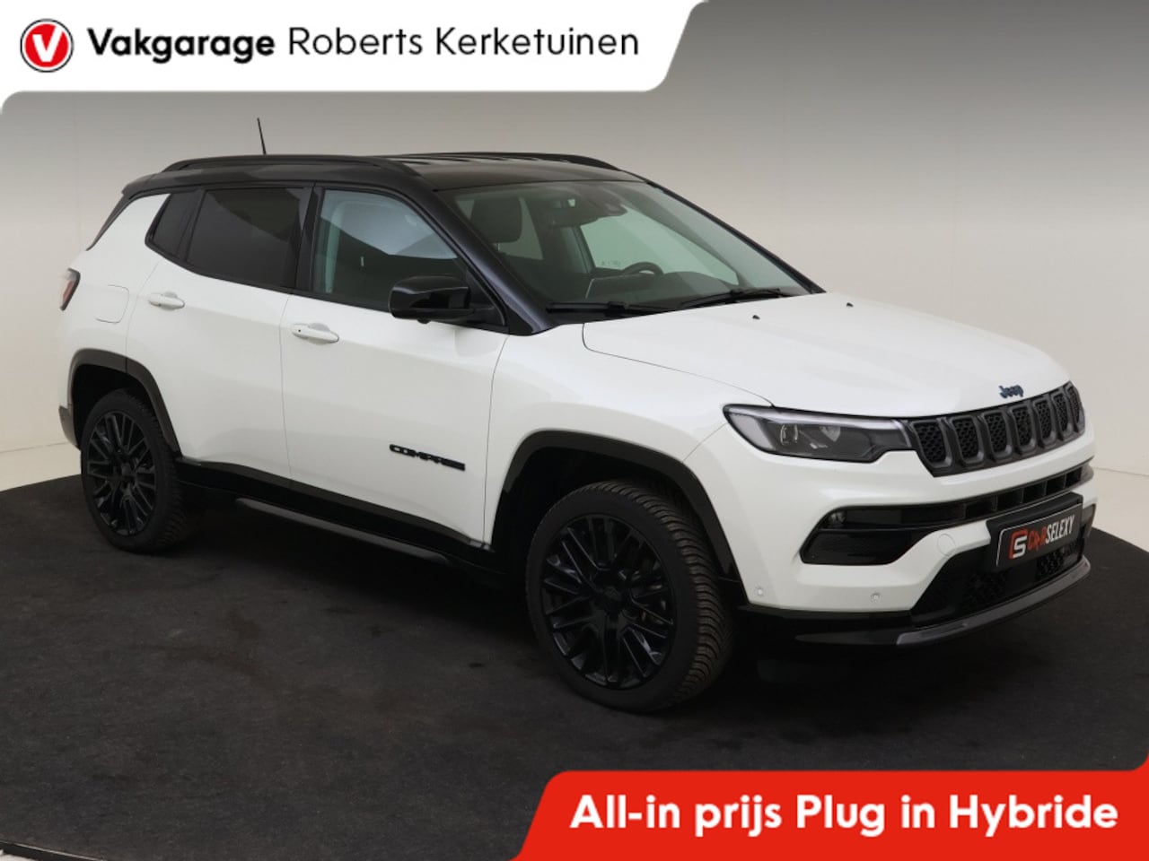 Jeep Compass - 4xe 240 Plug In Hybride S Leder Stoelkoeling 360 Camera All Seas - AutoWereld.nl
