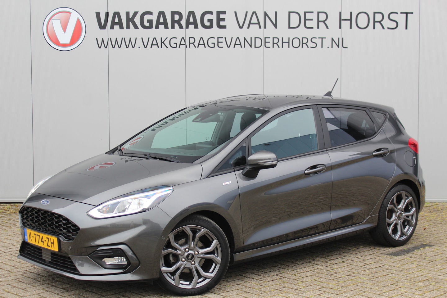 Ford Fiesta - 1.0 EcoBoost Hybrid ST-Line X Luxe, sportieve en goed onderhouden Fiesta ! Autm. airco, Cr - AutoWereld.nl