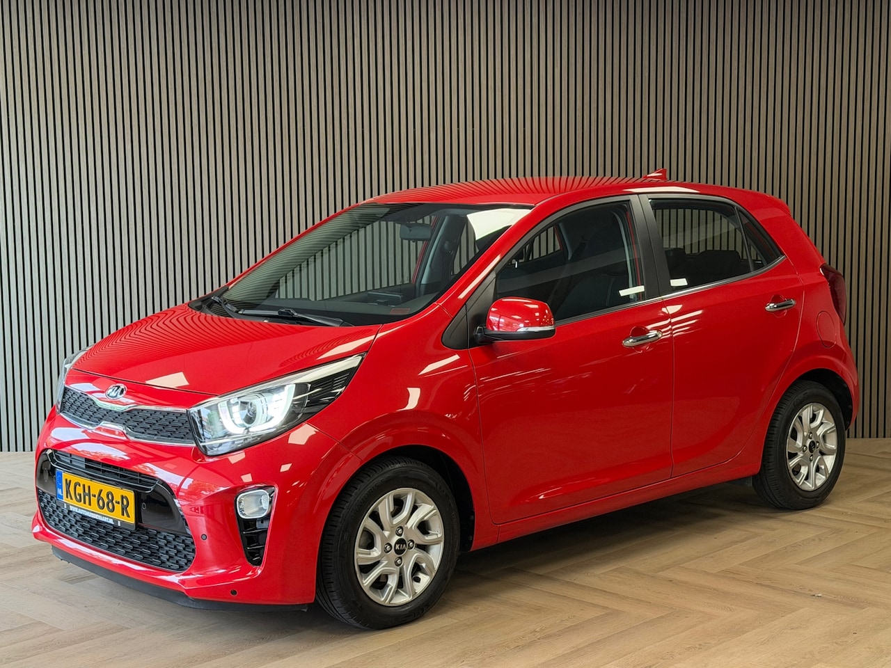 Kia Picanto - 1.2 CVVT DynamicPlusLine AUT. CAMERA PARKEERSENSOREN ACHTER CRUISE CONTROL AIRCO STUURVERW - AutoWereld.nl