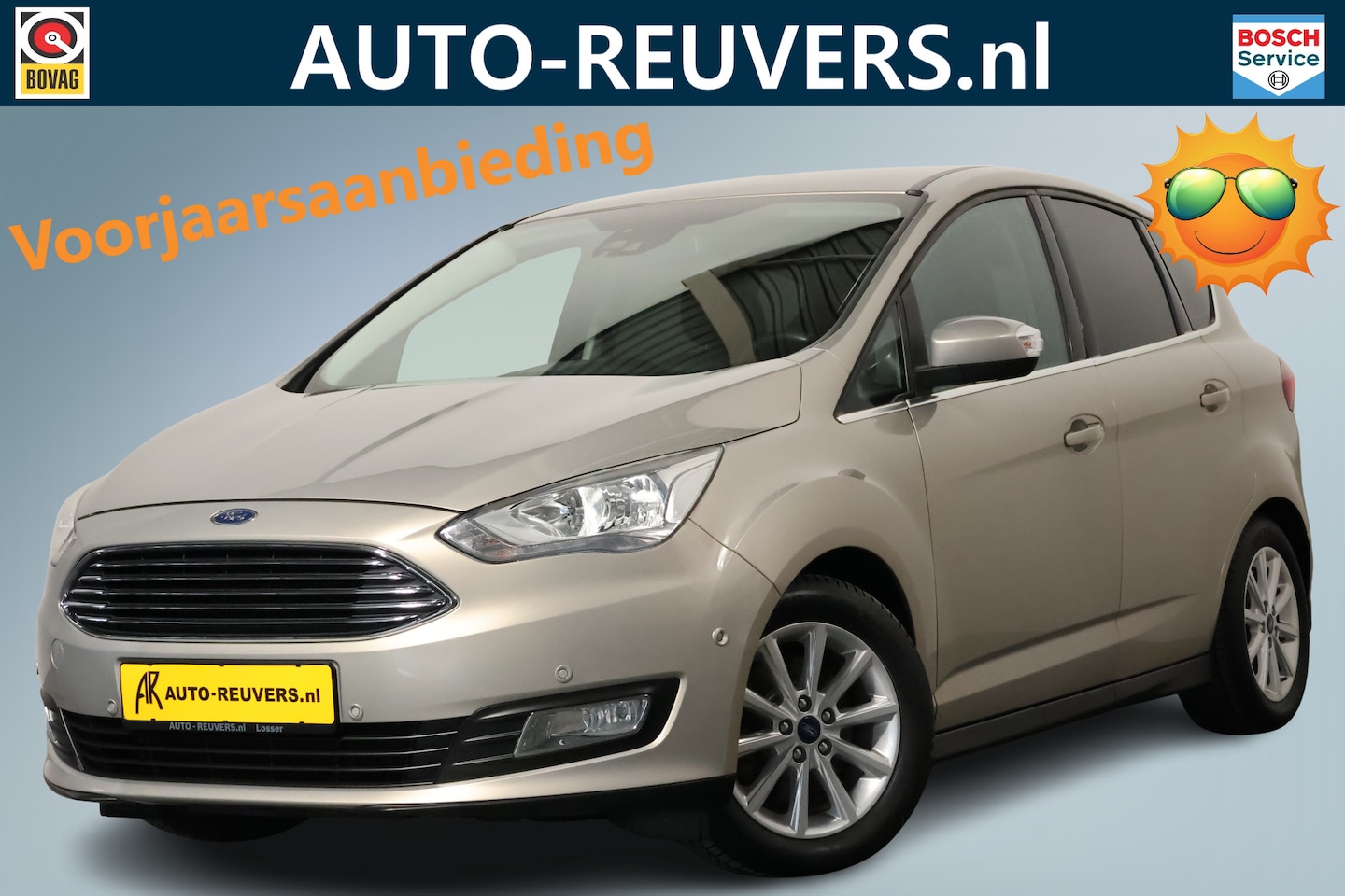 Ford C-Max - 1.5 Titanium / Navi / Cruisecontrol / Clima / Trekhaak - AutoWereld.nl