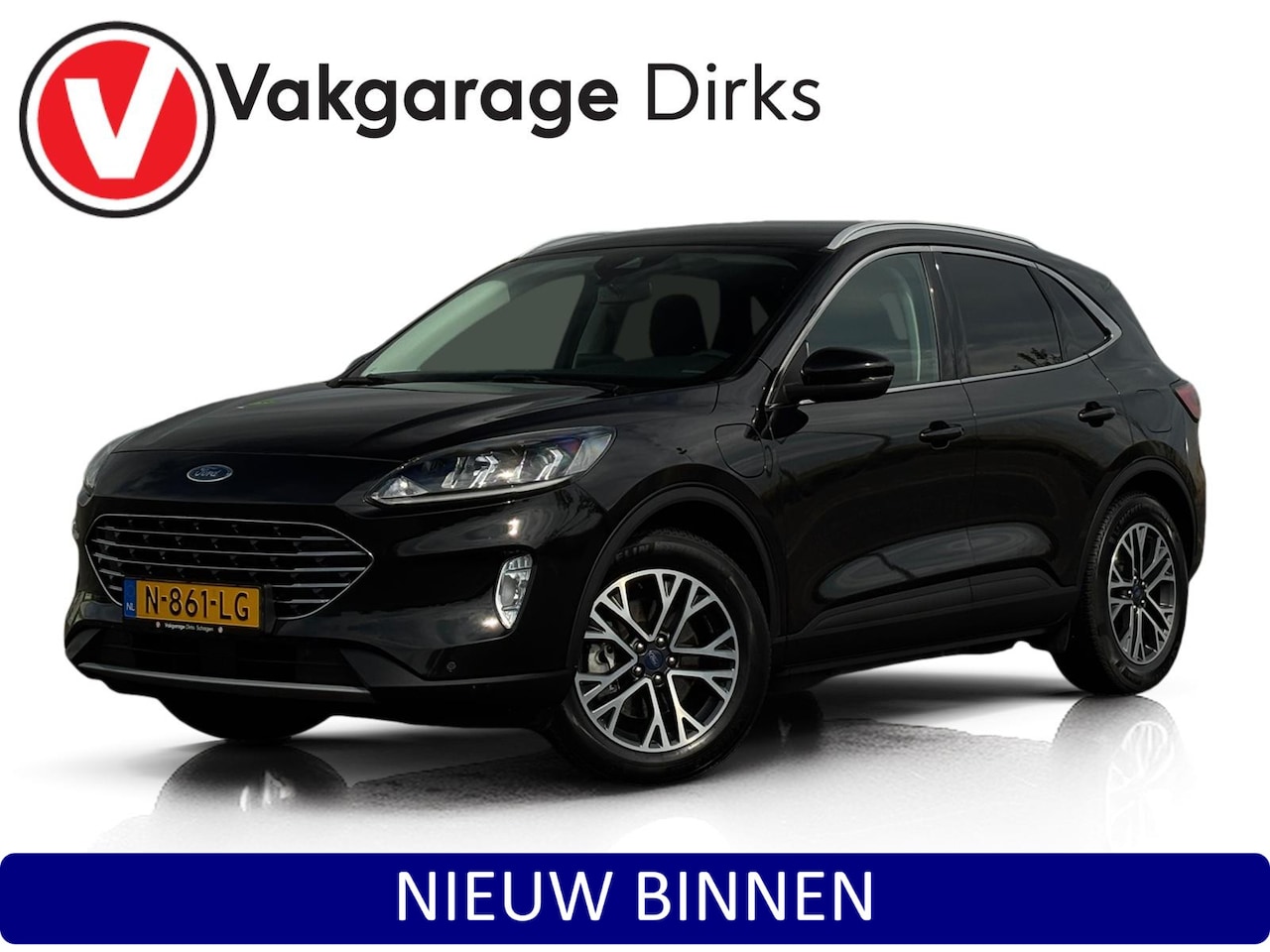 Ford Kuga - 2.5 PHEV 225 PK Titanium ✅ Winter Pack ✅ Keyless ✅ Trekhaak - AutoWereld.nl
