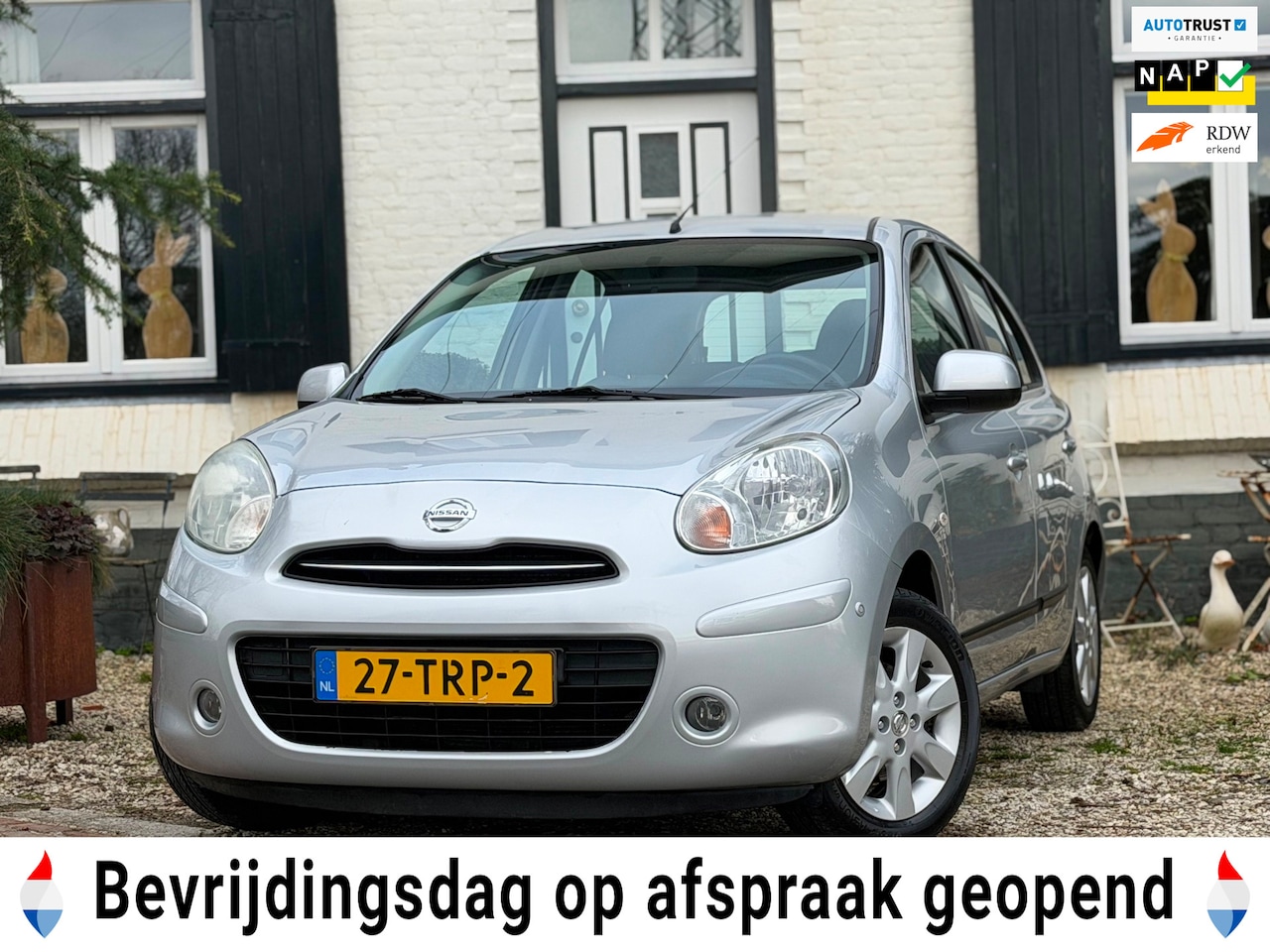 Nissan Micra - 1.2 DIG-S Connect Edition|Airco|Navi|Bluetooth|Nette auto! - AutoWereld.nl