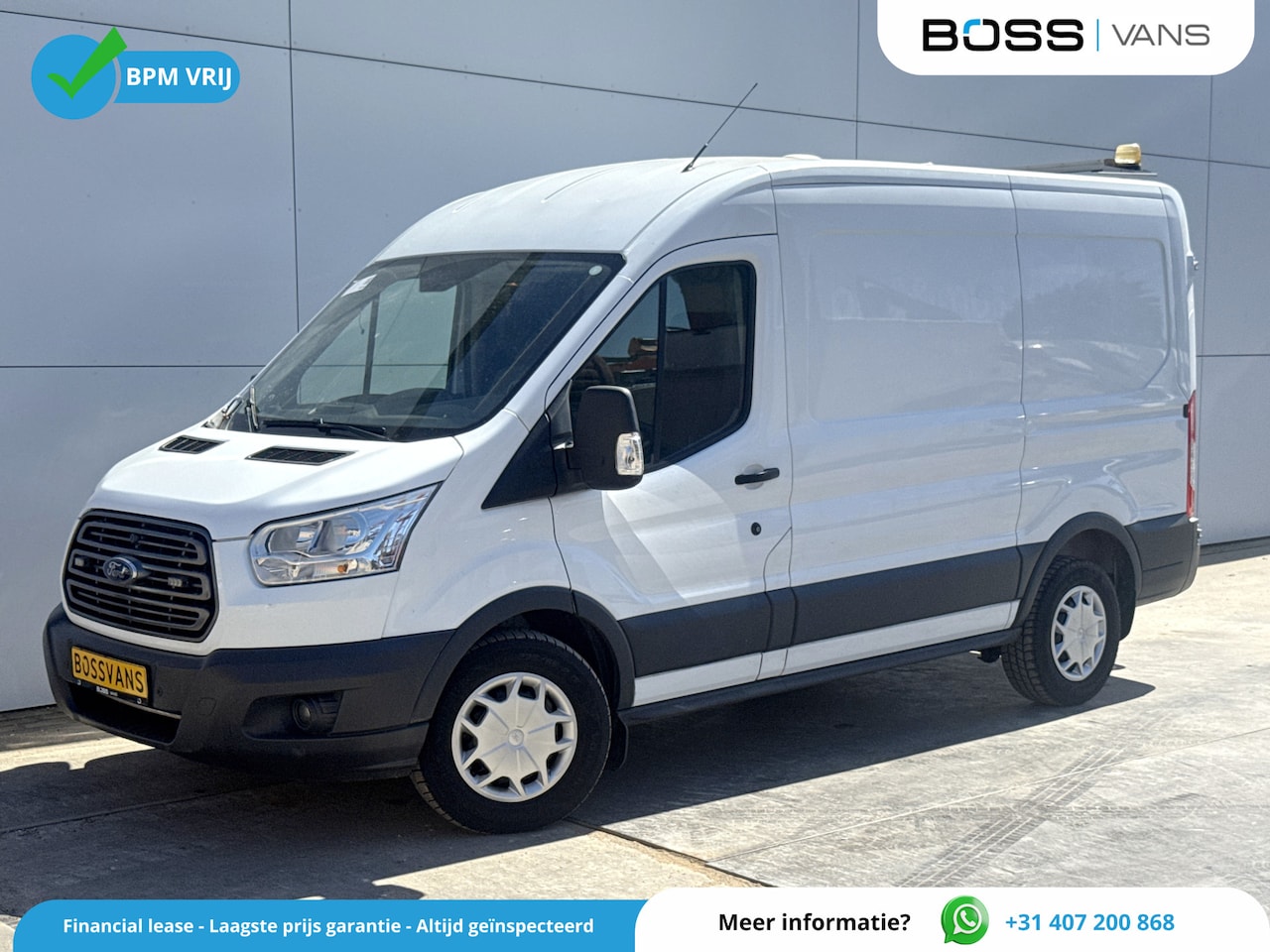 Ford Transit - 2.0 TDCI 130PK L2H2 Airco Cruise Control Parkeersensoren Stoelverwarming Zwaailampen Kastw - AutoWereld.nl