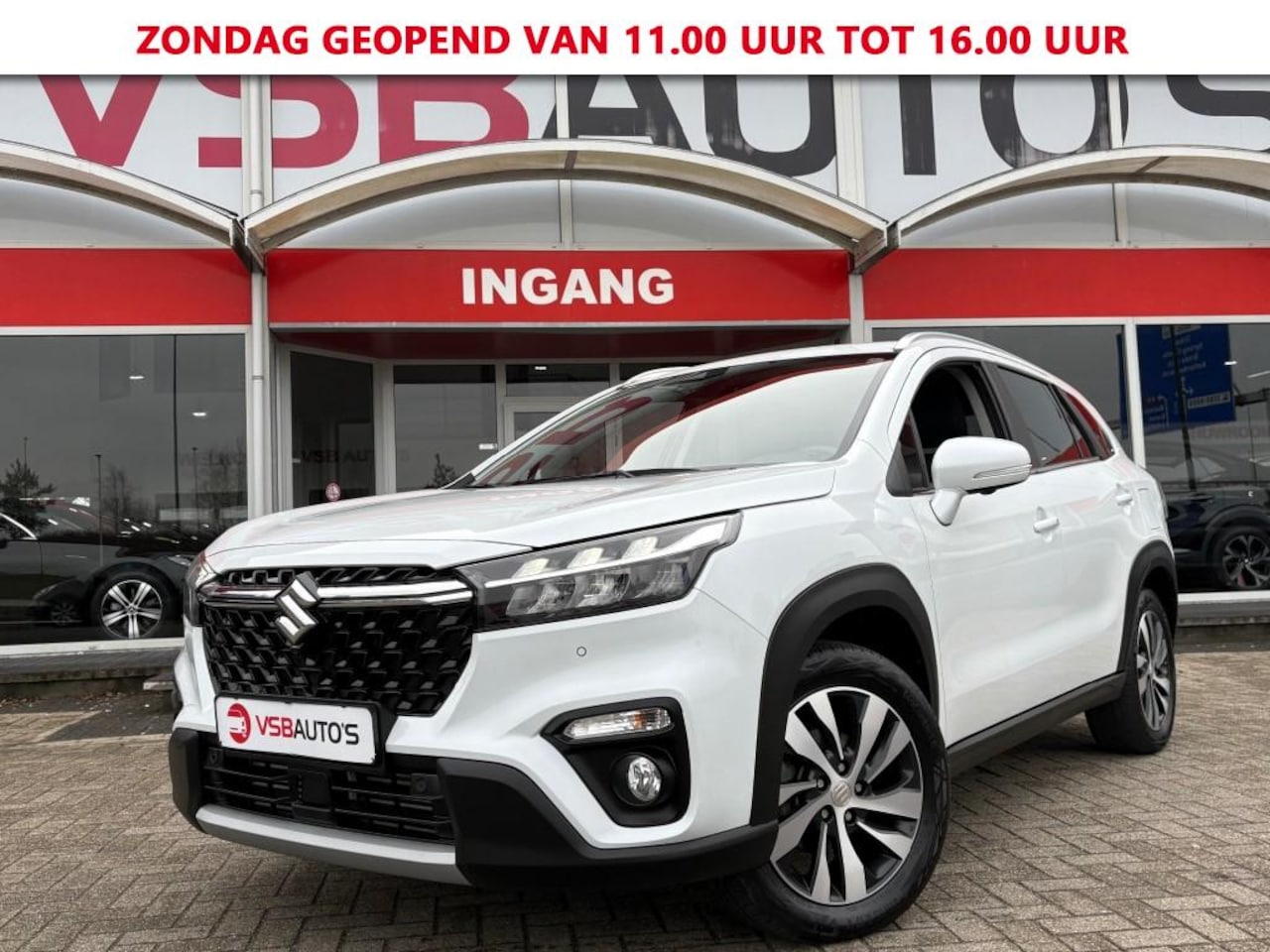 Suzuki S-Cross - SX4 1.4 BOOSTER-JET HYBRID 4x4 FACELIFT HALF-LEER NAVI CAMERA AIRCO LMV PDC - AutoWereld.nl