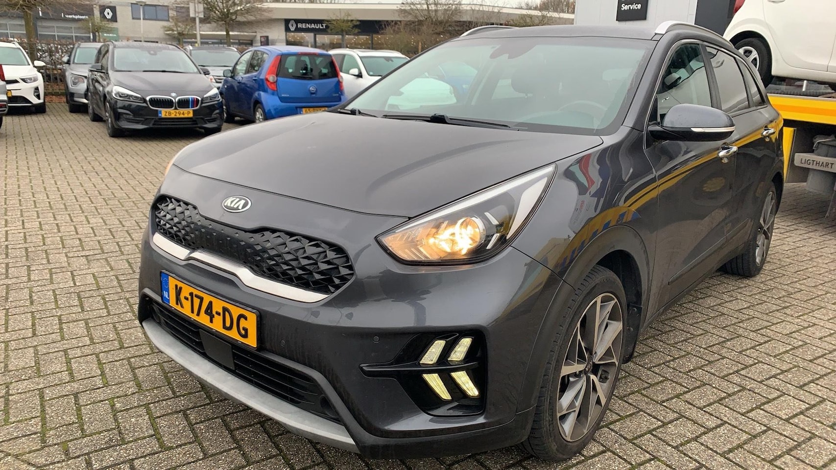Kia Niro - 1.6 GDi Hybrid DynamicPlusLine | 18" velgen | Stoel- en stuur verwarming | - AutoWereld.nl