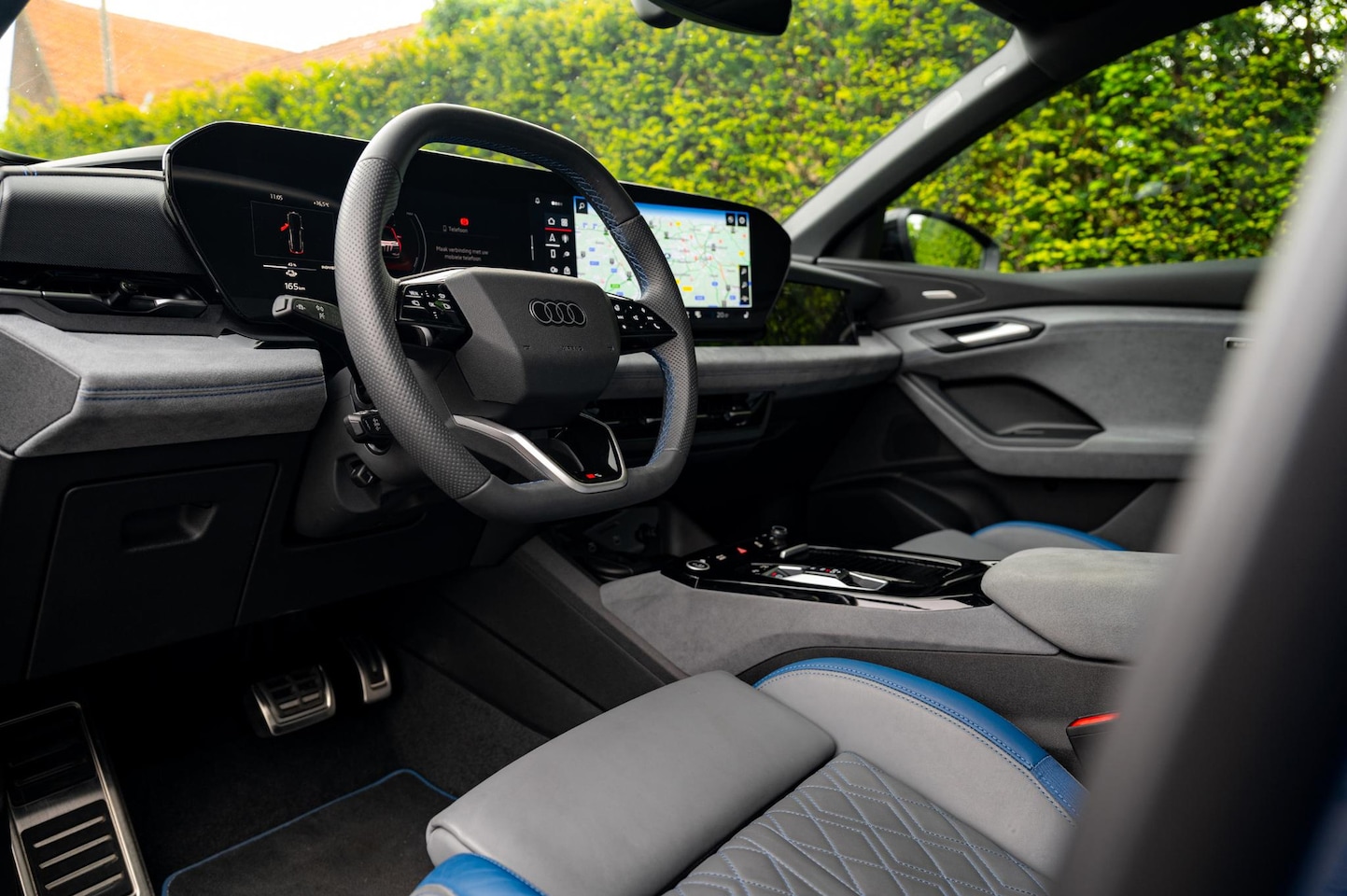 Audi Q6 e-tron - Quattro First Edition Blue 100kWh | Nieuwprijs 123.888,- - AutoWereld.nl