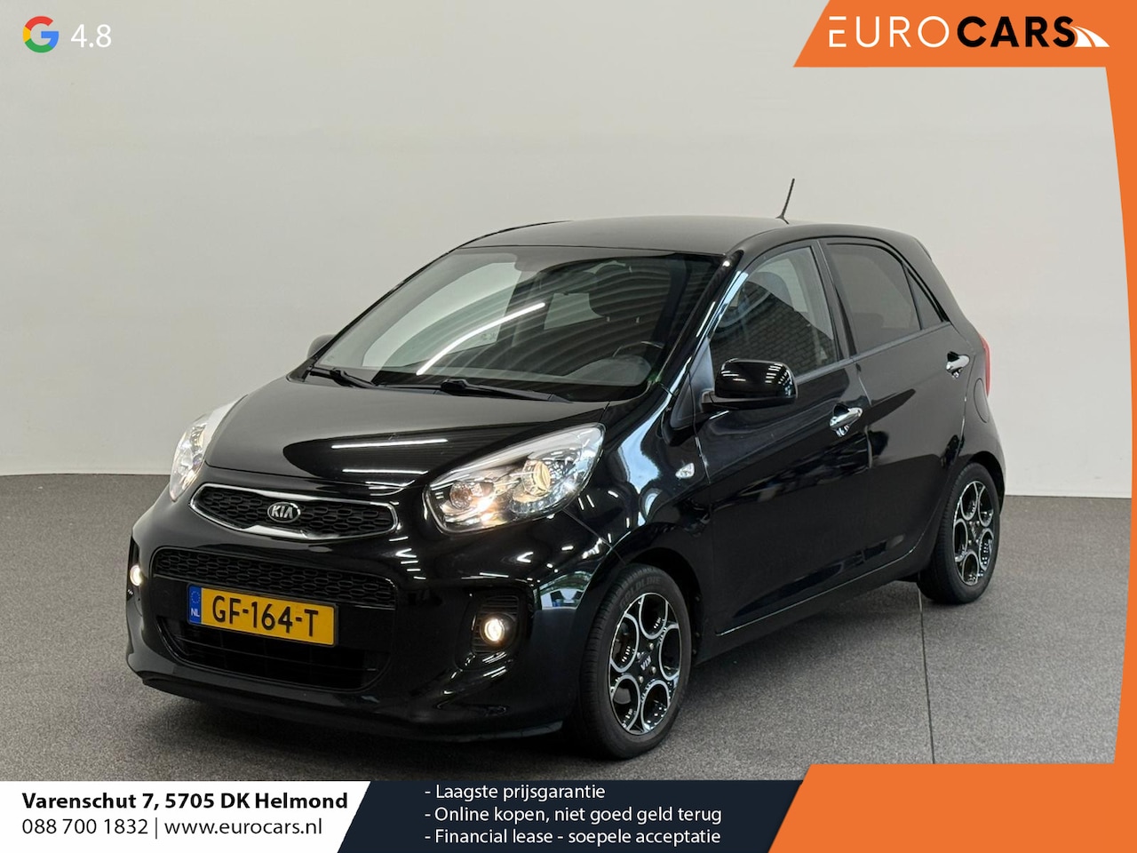 Kia Picanto - 1.2 CVVT First Edition Navigatie Cruise Control Parkeersensoren Climate Control Bluetooth - AutoWereld.nl