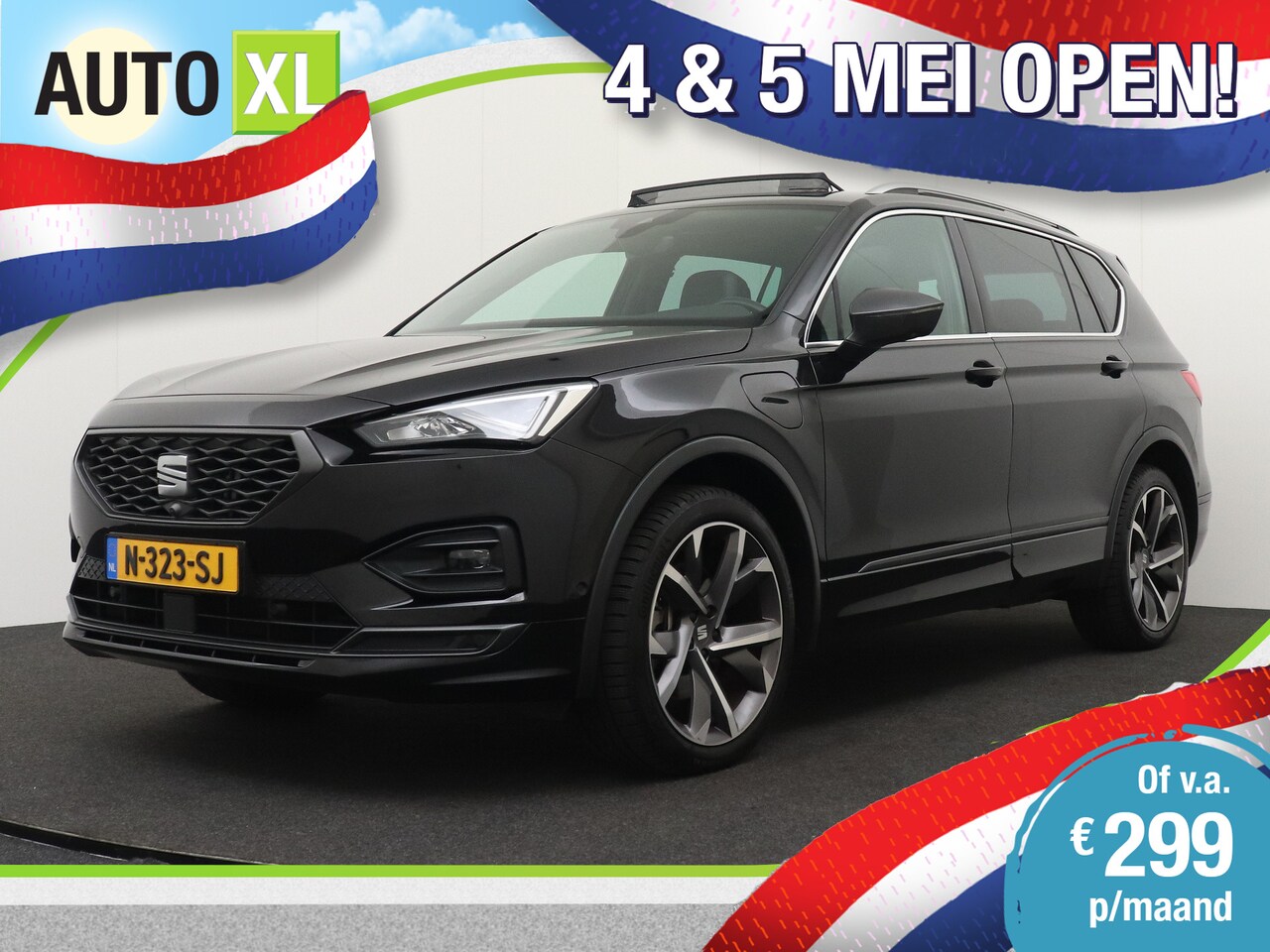 SEAT Tarraco - 1.4 TSI PHEV FR Pano-dak Leder Elek.Trekhaak Dodehoek Camera - AutoWereld.nl