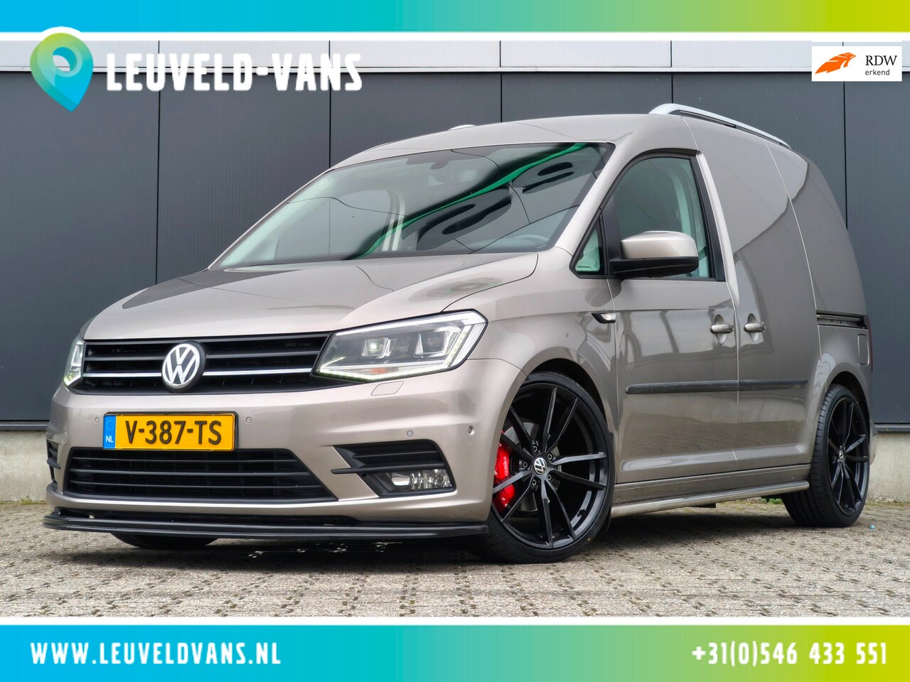 Volkswagen Caddy - 2.0TDI DSG LED ACC LEER 2X SCHUIFDEUR PDC STANDKACHEL SPORT EDITION - AutoWereld.nl