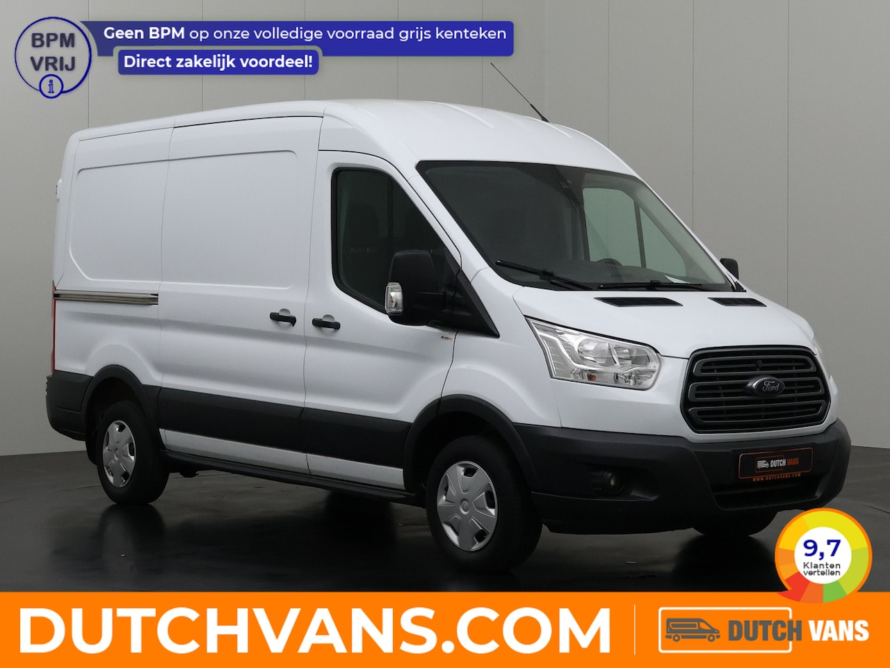 Ford Transit - 2.0TDCi 130PK L2H2 | Euro 6 | Navigatie | Airco | Cruise | 3-Zits - AutoWereld.nl