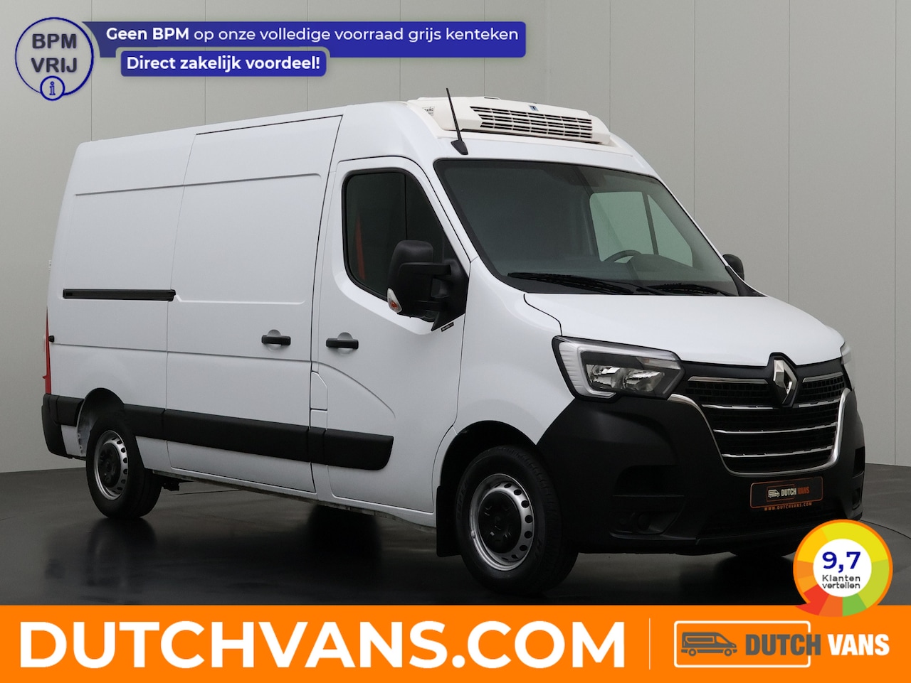 Renault Master - 2.3DCI 135PK L2H2 Koelauto 12/220V | Multimedia | Airco | Cruise | Camera - AutoWereld.nl