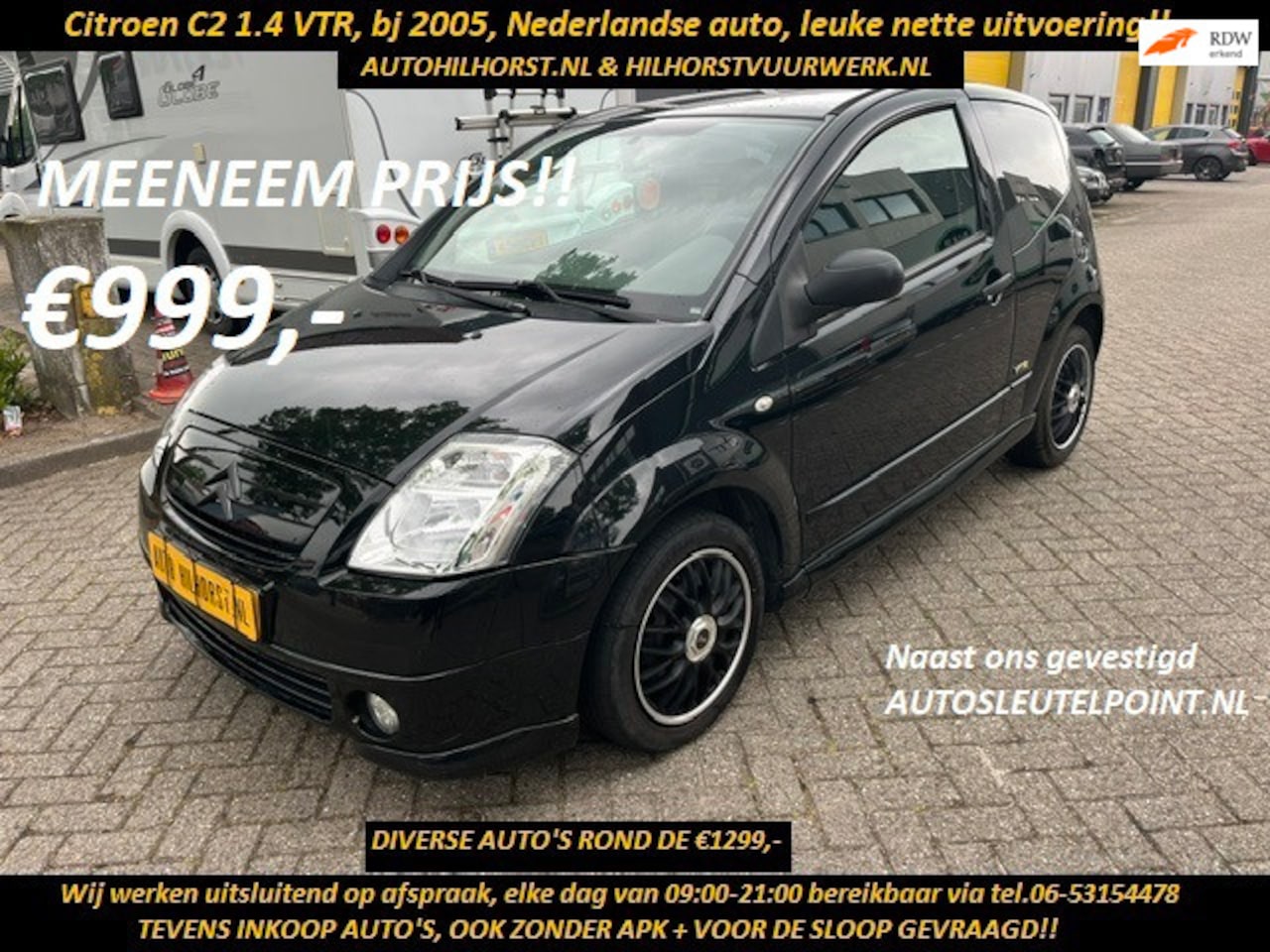 Citroën C2 - 1.4i VTR Nederlandse auto, leuke frisse auto, - AutoWereld.nl