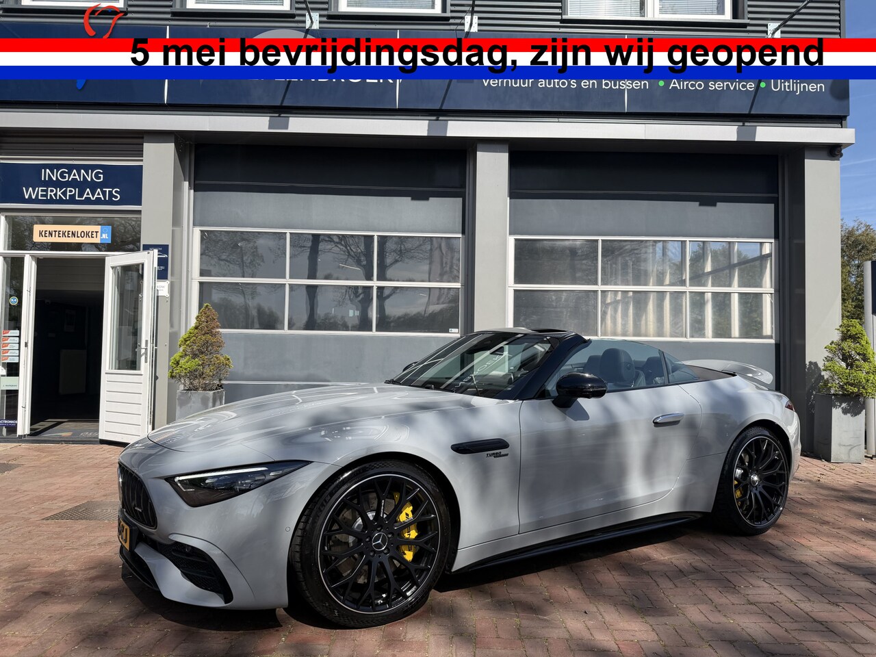 Mercedes-Benz SL-klasse Cabrio - AMG 43 | 11.595 km | Premium Plus | AMG Dynamic+ | Burmester | 2022 - AutoWereld.nl