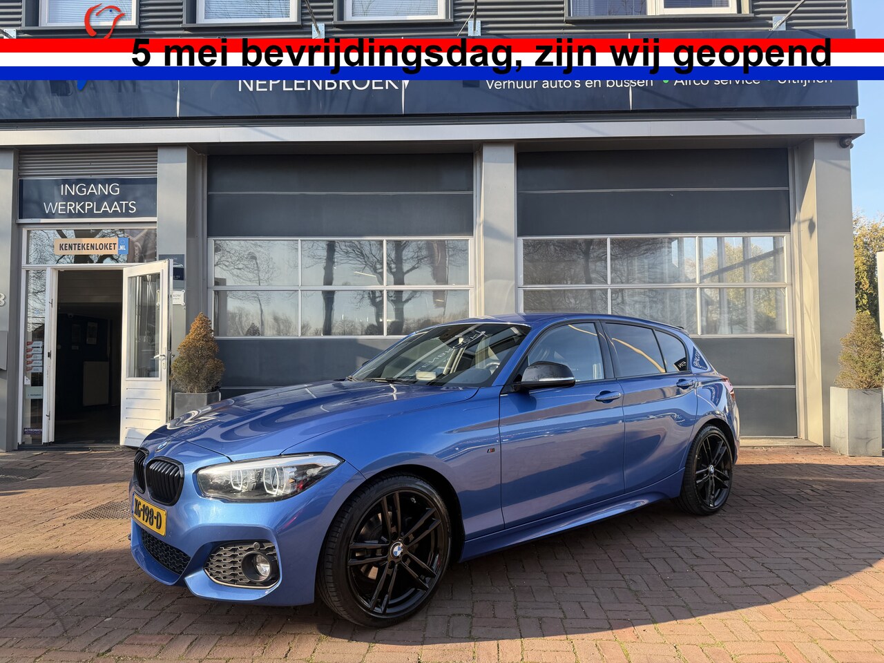 BMW 1-serie - 118d High Executive AUT 3X M-SPORT H&K/LED/NL AUTO/NAP 150pk - AutoWereld.nl