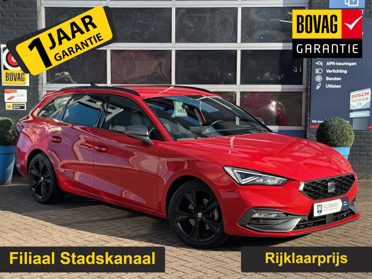 SEAT Leon Sportstourer - 1.5 eTSI FR Launch Edition GRATIS Afleverpakket! | Achteruitrijcamera | Stoel/Stuurverwarm - AutoWereld.nl
