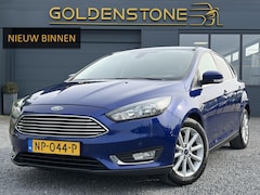 Ford Focus - 1.0 Titanium 2e Eigenaar, Dealer Onderhouden, Navi, Pdc V+A, 125pk, Clima, Cruise, 6 Bak,