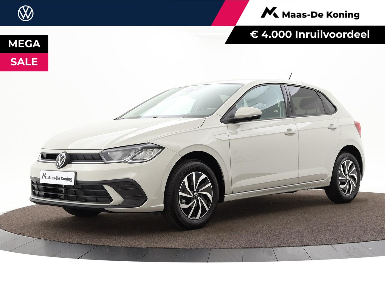 Volkswagen Polo - 1.0 TSI 95 pk Life Edition · Camera · Apple/Android Car Play · P-Sensoren · 15'' Inch · ME - AutoWereld.nl