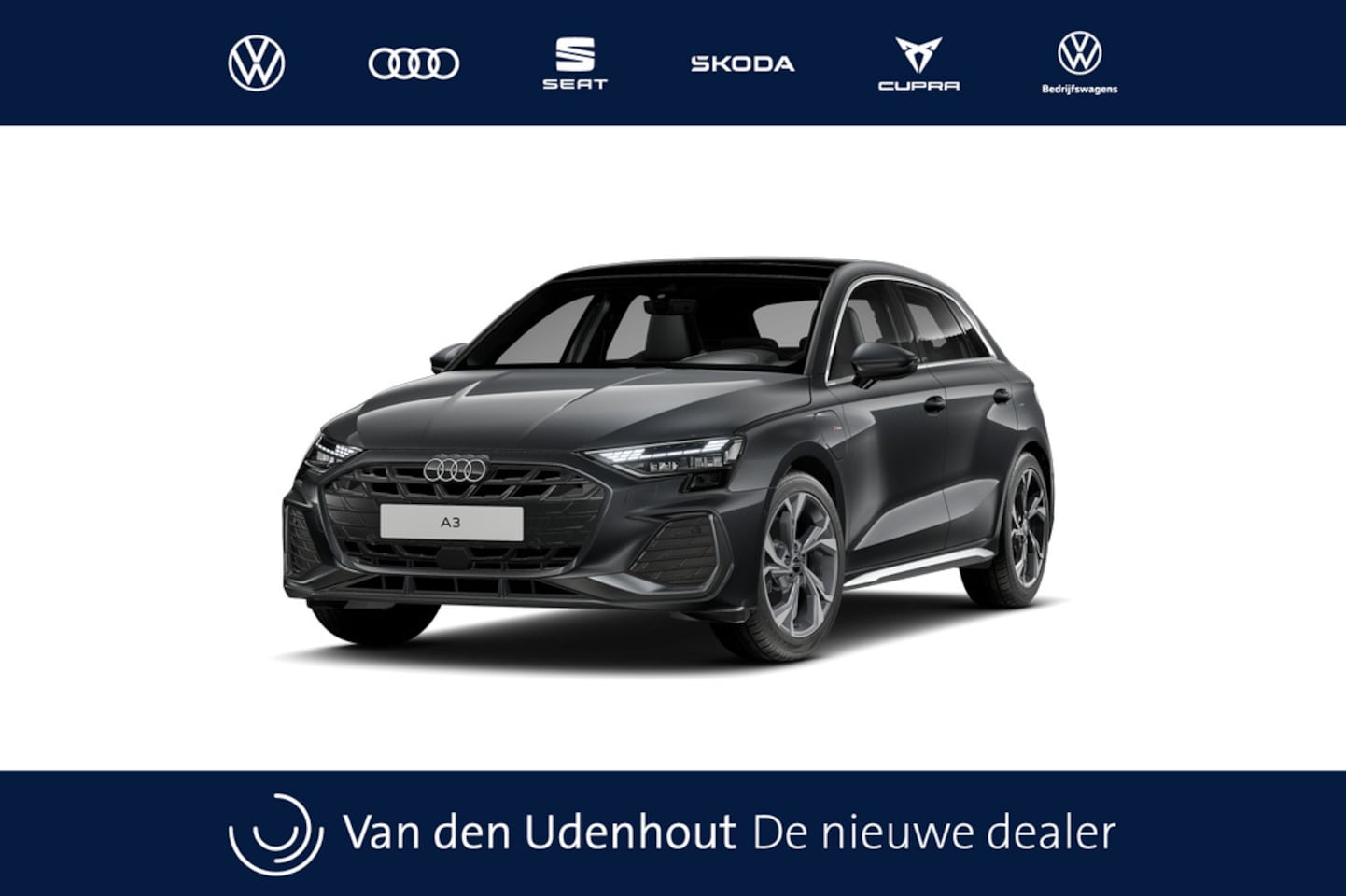Audi A3 Sportback - 45 TFSI e 272 S tronic S edition Competition | Aluminium optiek in het interieur | Assiste - AutoWereld.nl