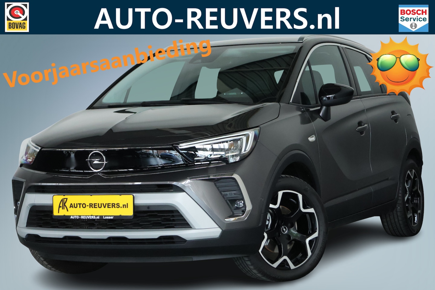 Opel Crossland - 1.2 Ultimate / LED / Navi / CarPlay / Cam / Clima - AutoWereld.nl