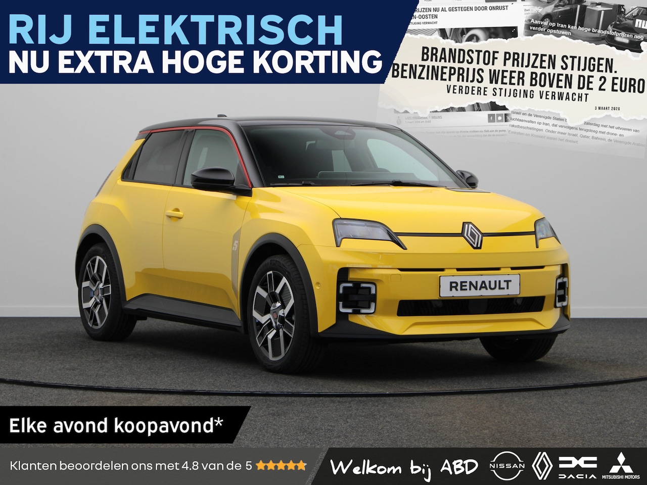 Renault 5 - Techno Comfort range | Achteruitrijcamera | ISOFIX-bevestigingssysteem voor kinderzitjes o - AutoWereld.nl