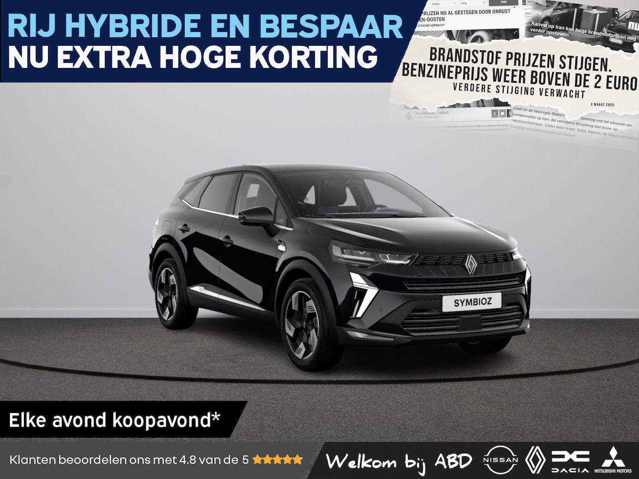 Renault Symbioz - Techno Full hybrid | Achteruitrijcamera | Adaptive Cruise Control | Elektronisch geregelde - AutoWereld.nl