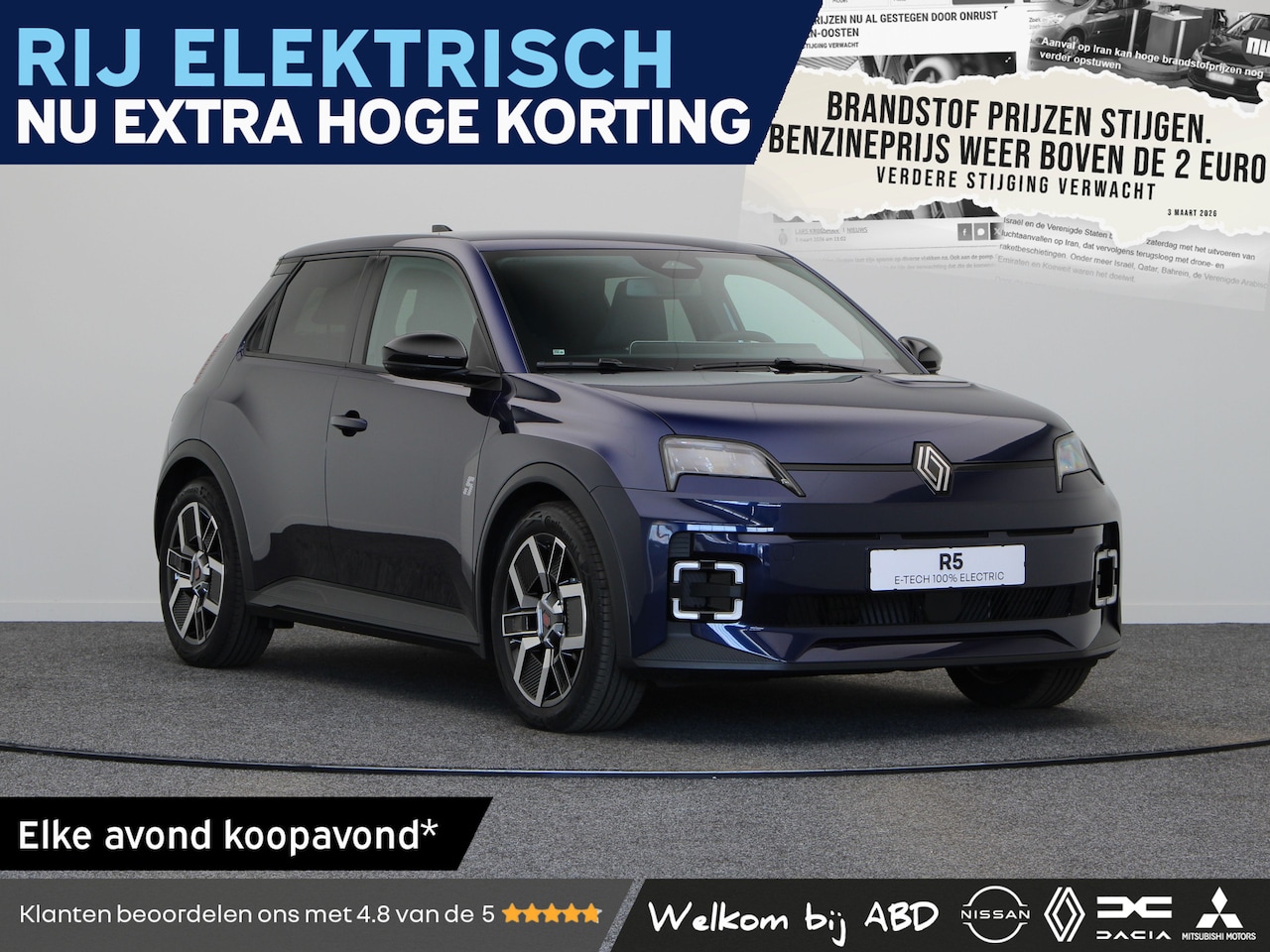 Renault 5 - Techno Comfort range | Achteruitrijcamera | ISOFIX-bevestigingssysteem voor kinderzitjes o - AutoWereld.nl