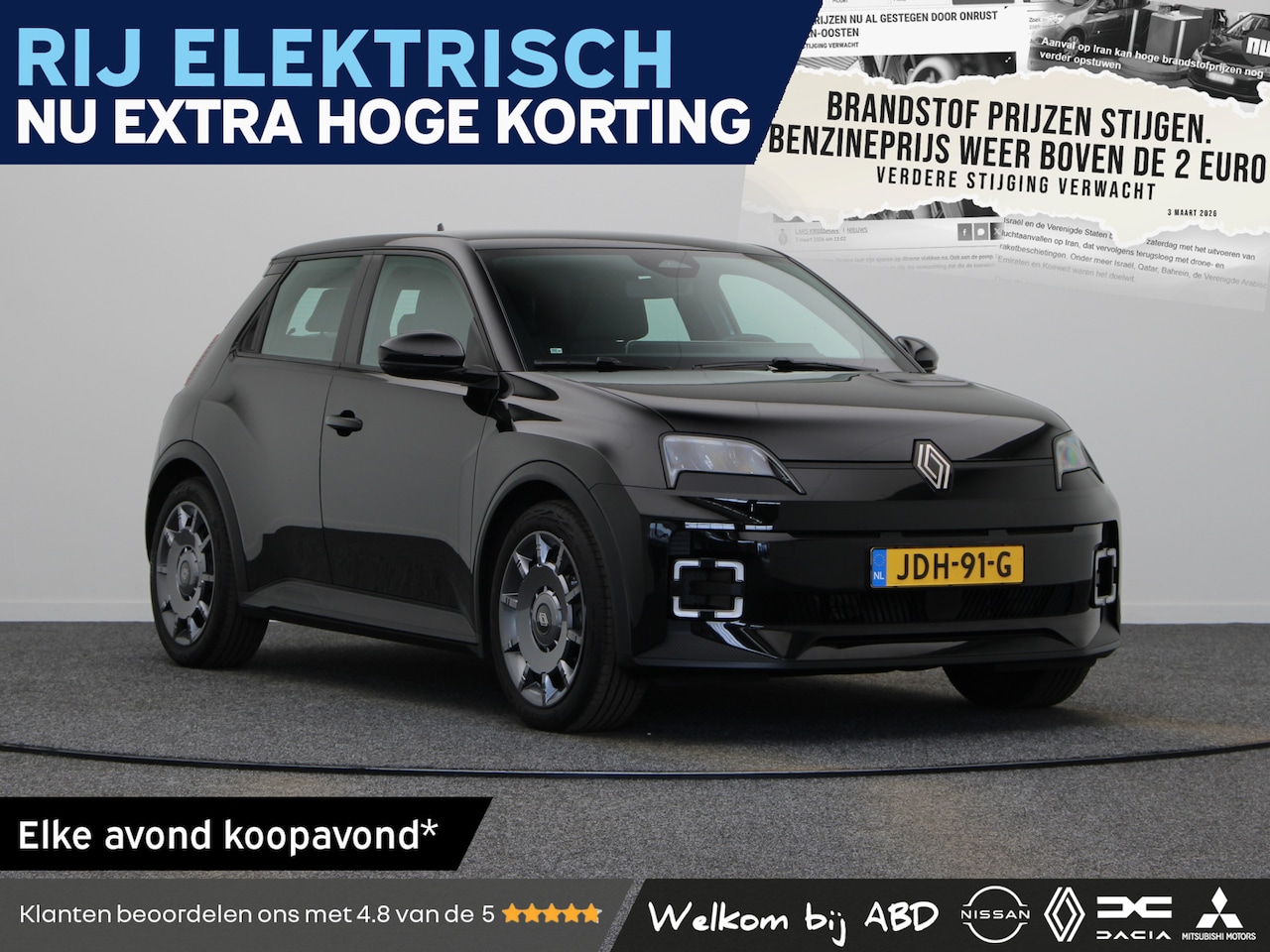 Renault 5 - Evolution Urban range | Cruise control met snelheidsbegrenzer | Full LED koplampen | ISOFI - AutoWereld.nl