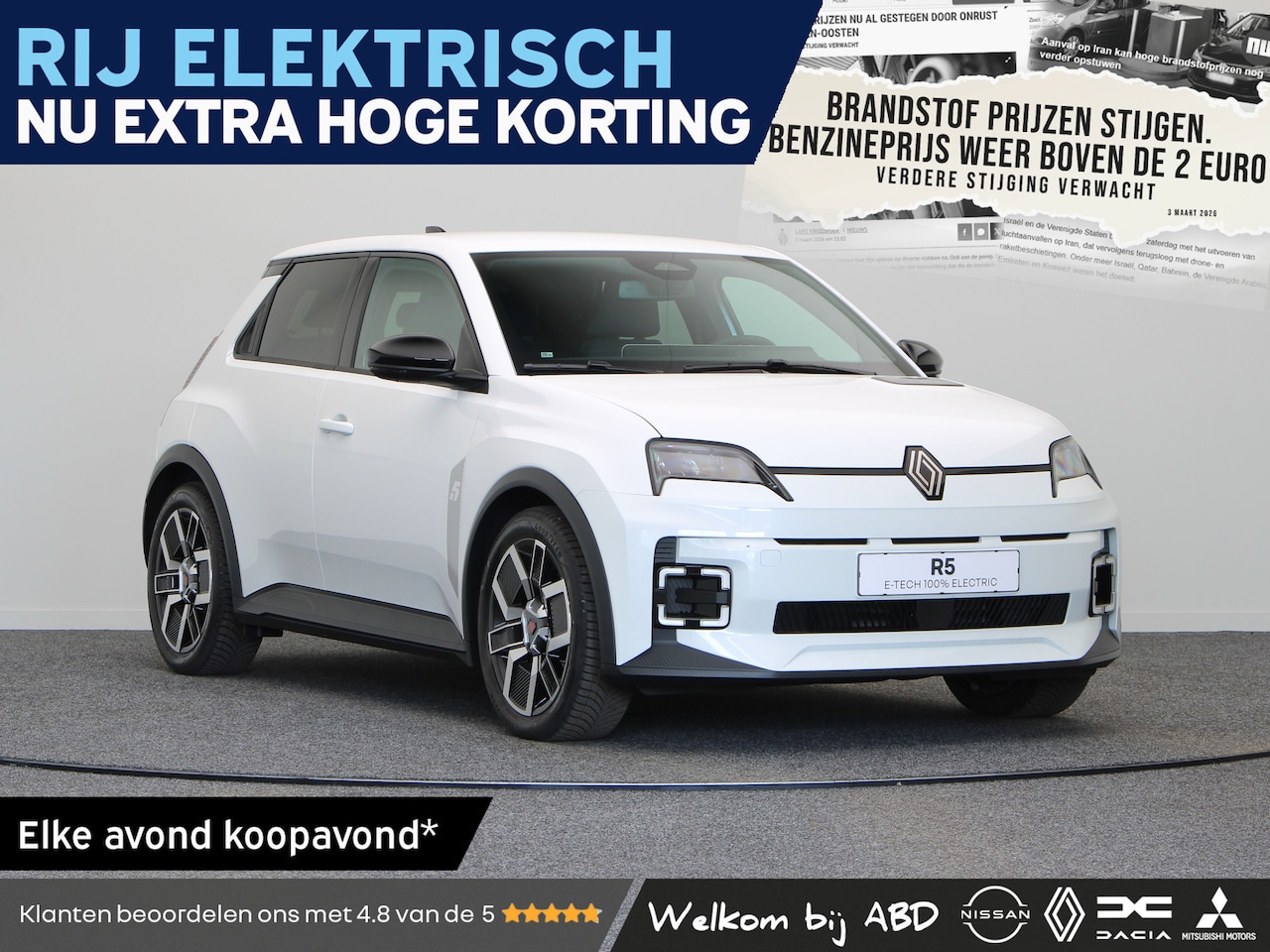Renault 5 - Techno Comfort range | Achteruitrijcamera | ISOFIX-bevestigingssysteem voor kinderzitjes o - AutoWereld.nl