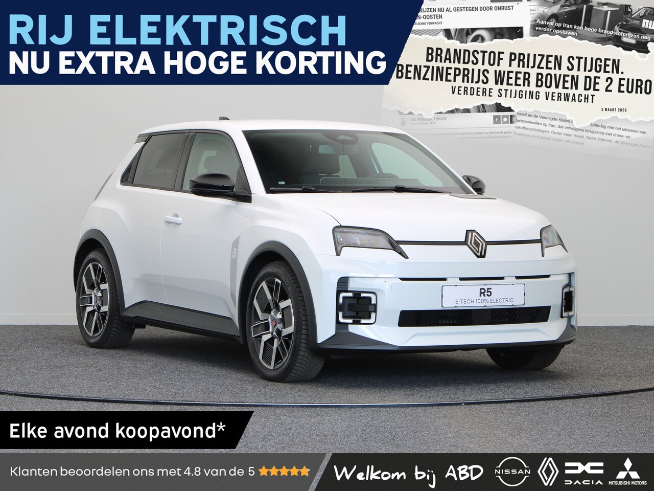 Renault 5 - Techno Comfort range | Achteruitrijcamera | ISOFIX-bevestigingssysteem voor kinderzitjes o - AutoWereld.nl