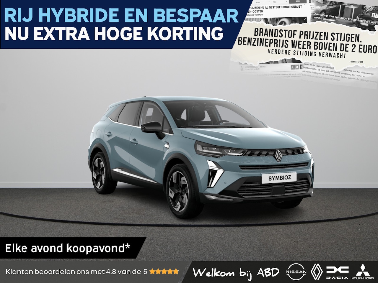 Renault Symbioz - Techno Full hybrid | Achteruitrijcamera | Adaptive Cruise Control | Elektronisch geregelde - AutoWereld.nl