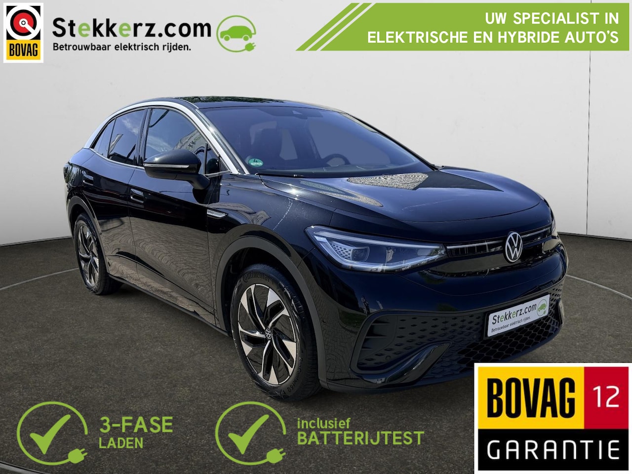 Volkswagen ID.5 - Pro 77 kWh | All-in prijs incl. 12 mnd BOVAG garantie | Elek. Trekhaak | Panoramadak | IQ - AutoWereld.nl
