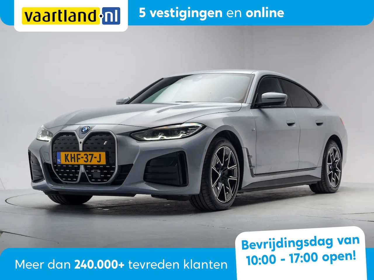 BMW i4 - eDrive40 M-Sport shadow 84 kWh 3-Fase [ Leder Stoelverwarming Trekhaak Navi Sfeerverlichti - AutoWereld.nl