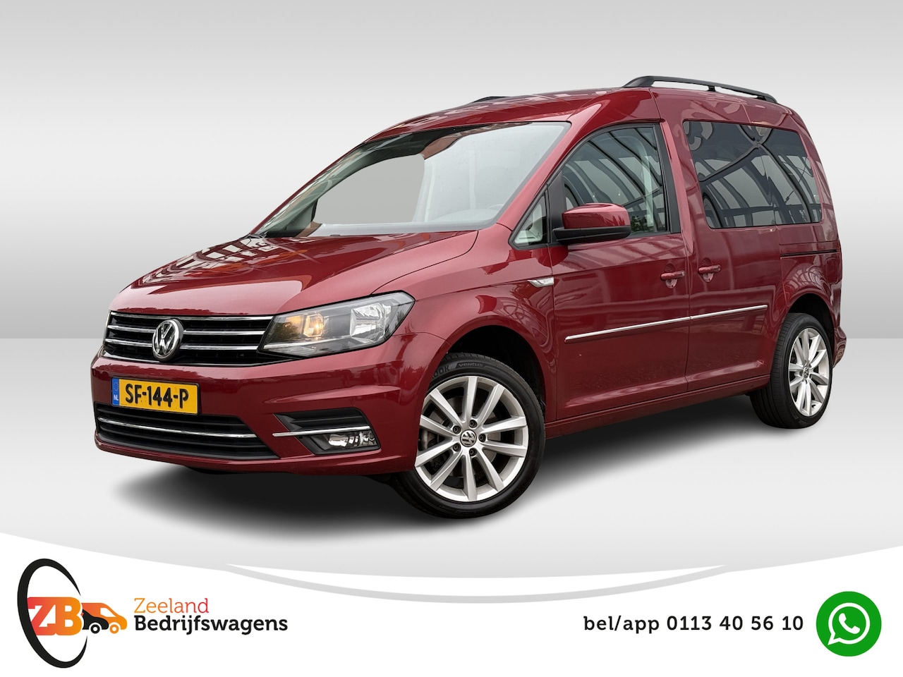 Volkswagen Caddy - 1.4 TSI Highline 7p | Carplay | Navi | Trekhaak | Stoelverw. | Leder - AutoWereld.nl