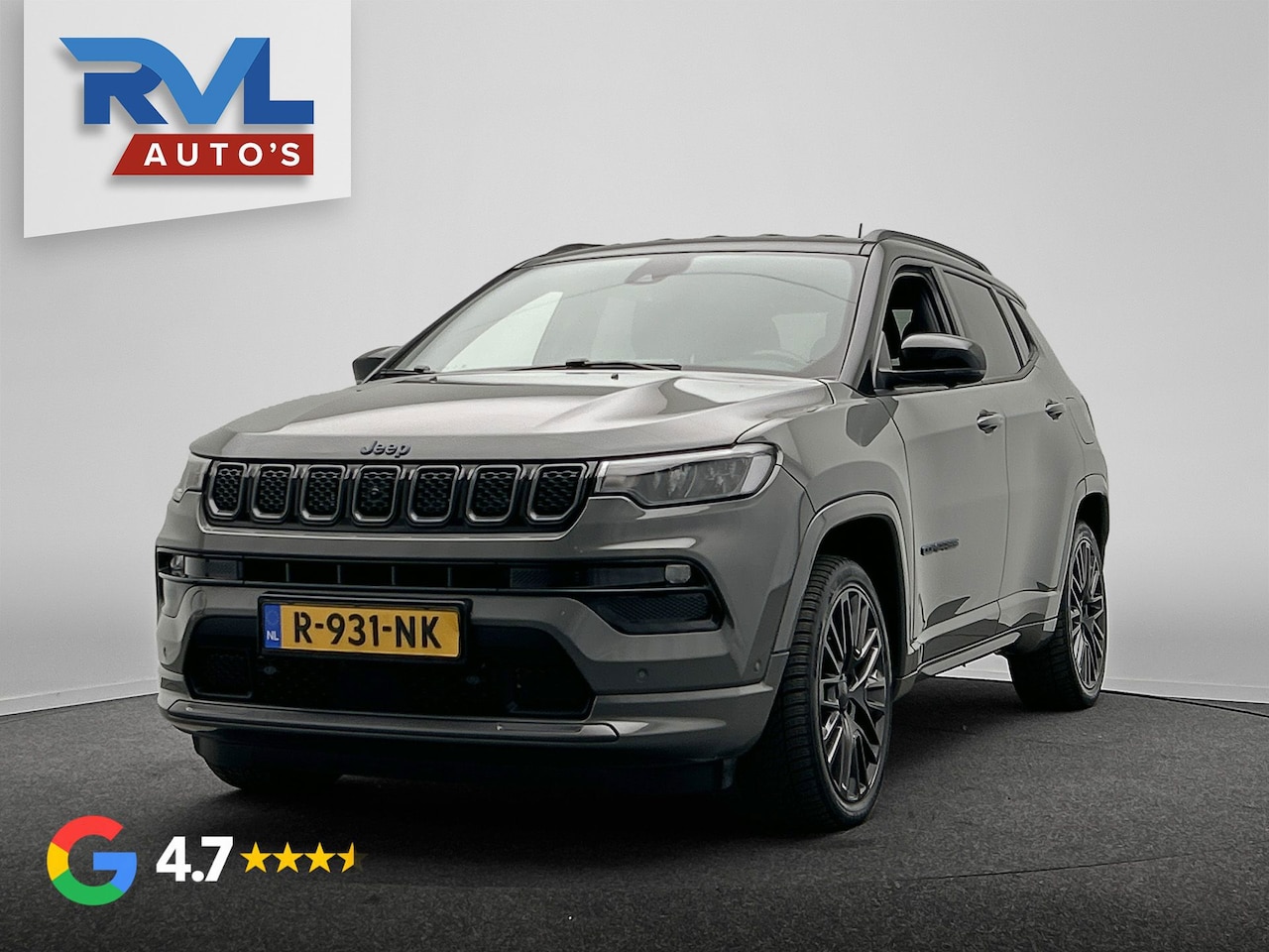 Jeep Compass - 4xe 240 Plug-in Hybrid Electric S | Trekhaak | Leder | Stoelverwarming/Koeling - AutoWereld.nl