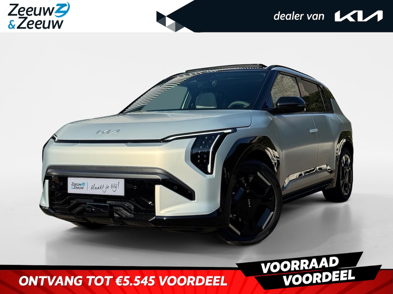 Kia EV3 - GT-PlusLine 81.4 kWh | HEAD UP DISPLAY | GT-bekleding | 204 PK | NU MET €3000,- inruilprem - AutoWereld.nl