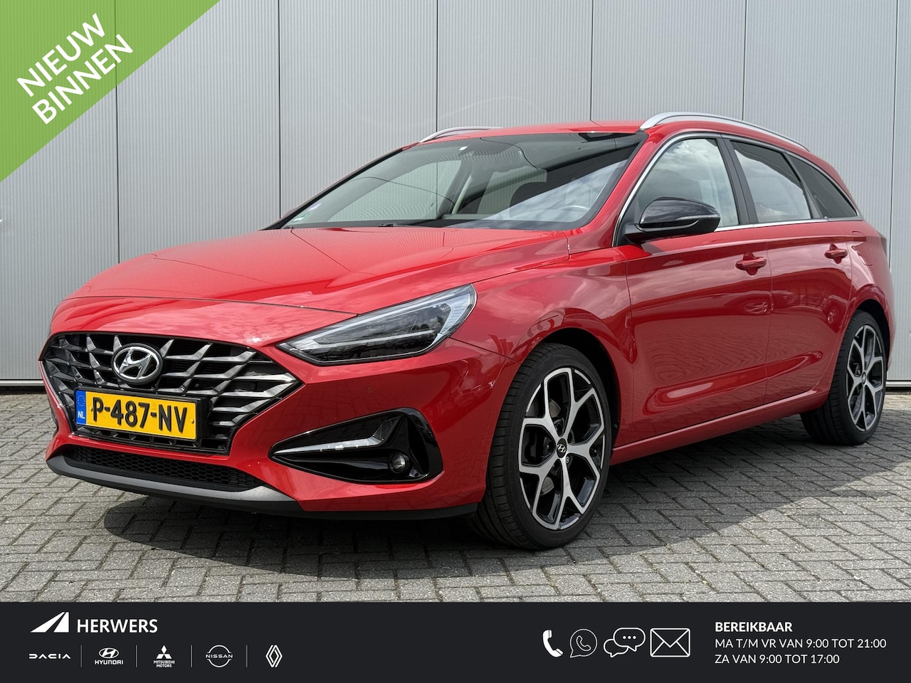 Hyundai i30 Wagon - 1.5 T-GDi MHEV Premium / 18" N velgen / Trekhaak afneembaar 1410 kg / Vol leder / Stoelver - AutoWereld.nl