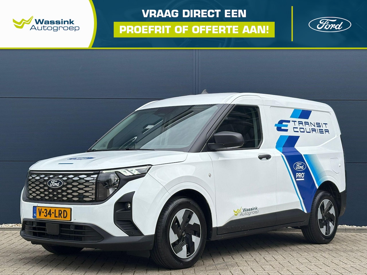 Ford E-Transit Cour. - Trend 44 kWh | Navigatie | Camera | Climate Control | Cruise Control | Trekhaak - AutoWereld.nl