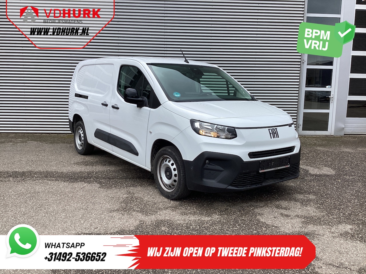 Fiat Doblò - 1.2 110 pk L2 BENZINE 3pers./ Virtual Cockpit/ Carplay/ Navi/ Camera/ PDC/ Cruise/ Airco - AutoWereld.nl