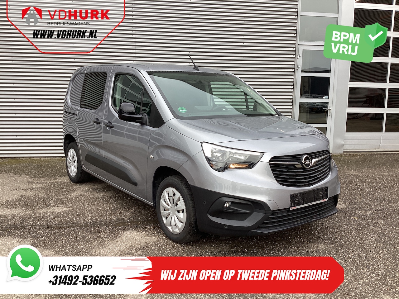 Opel Combo - 1.2 Turbo BENZINE 3Pers./ Carplay/ Navi/ Camera/ PDC/ Cruise/ Airco - AutoWereld.nl