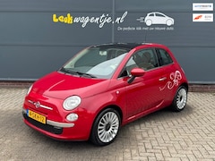 Fiat 500 - 0.9 TwinAir Lounge *pano *airco *leder *lichtm. *NL