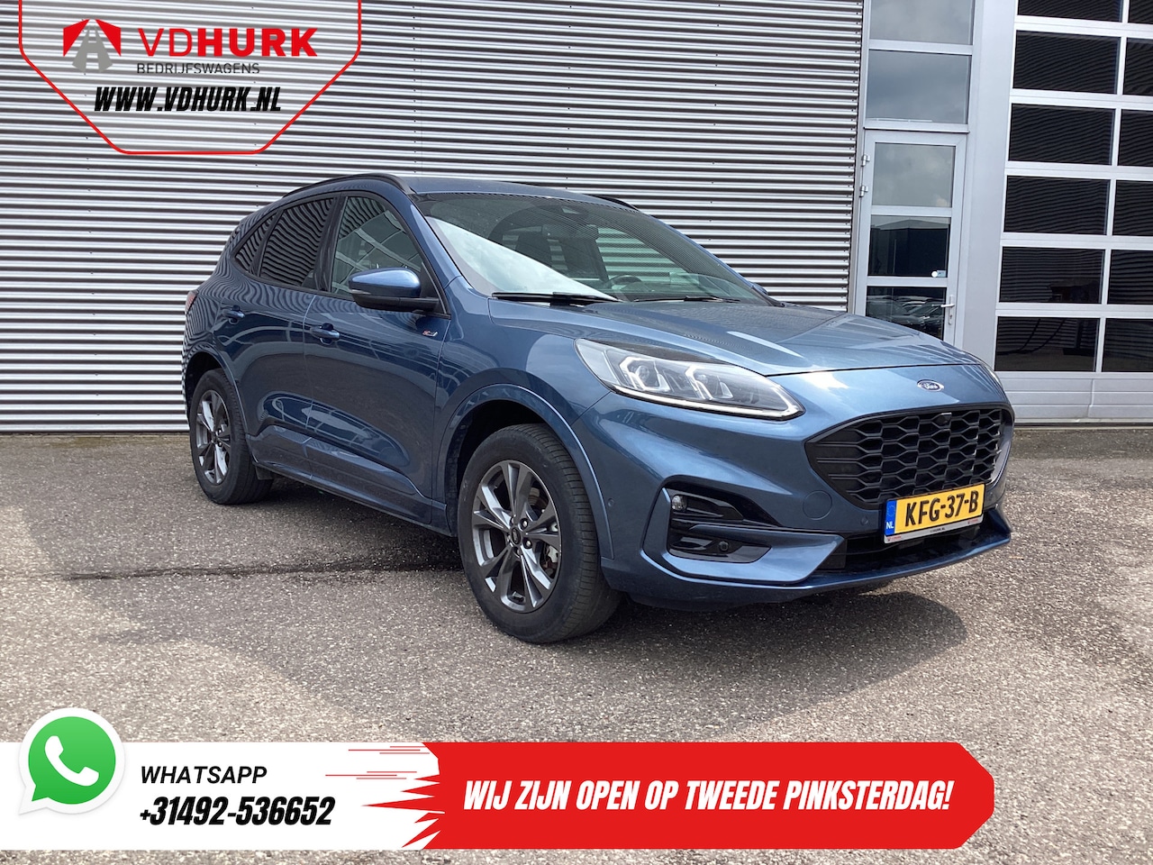 Ford Kuga - 2.5 PHEV 225 pk ST-Line LED/ Head-Up/ Adapt.cruise/ Standkachel/ Keyless/ Elek.klep/ Stoel - AutoWereld.nl